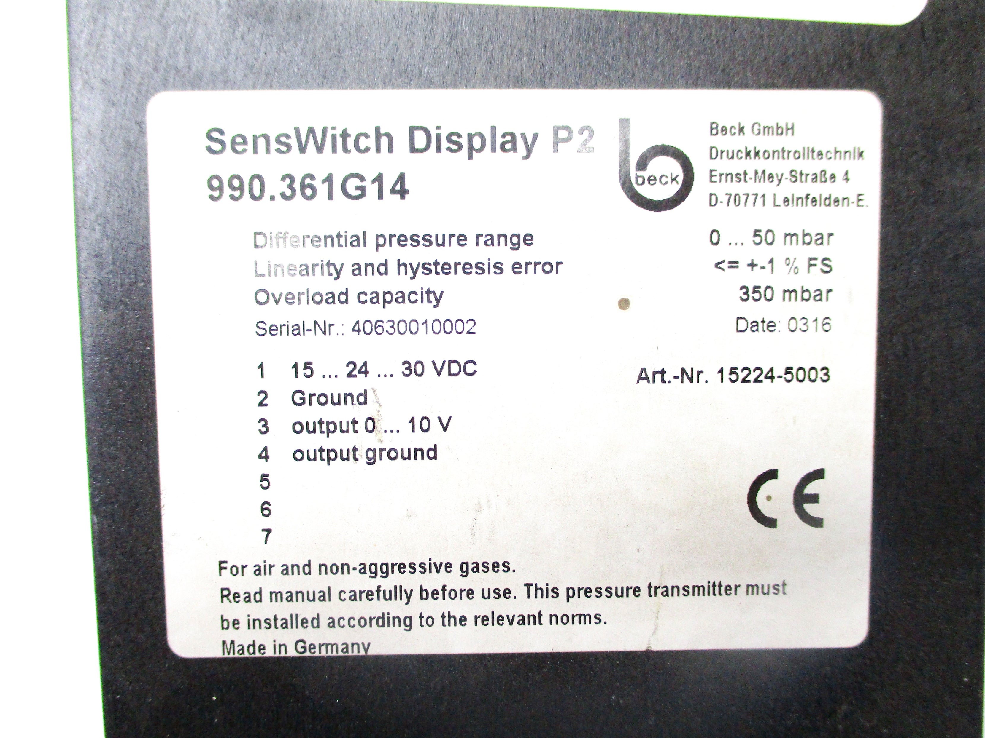 BECK 990.361G14 NSNP