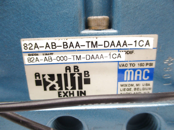 MAC 82A-AB-BAA-TM-DAAA-1CA 150PSI NSNP