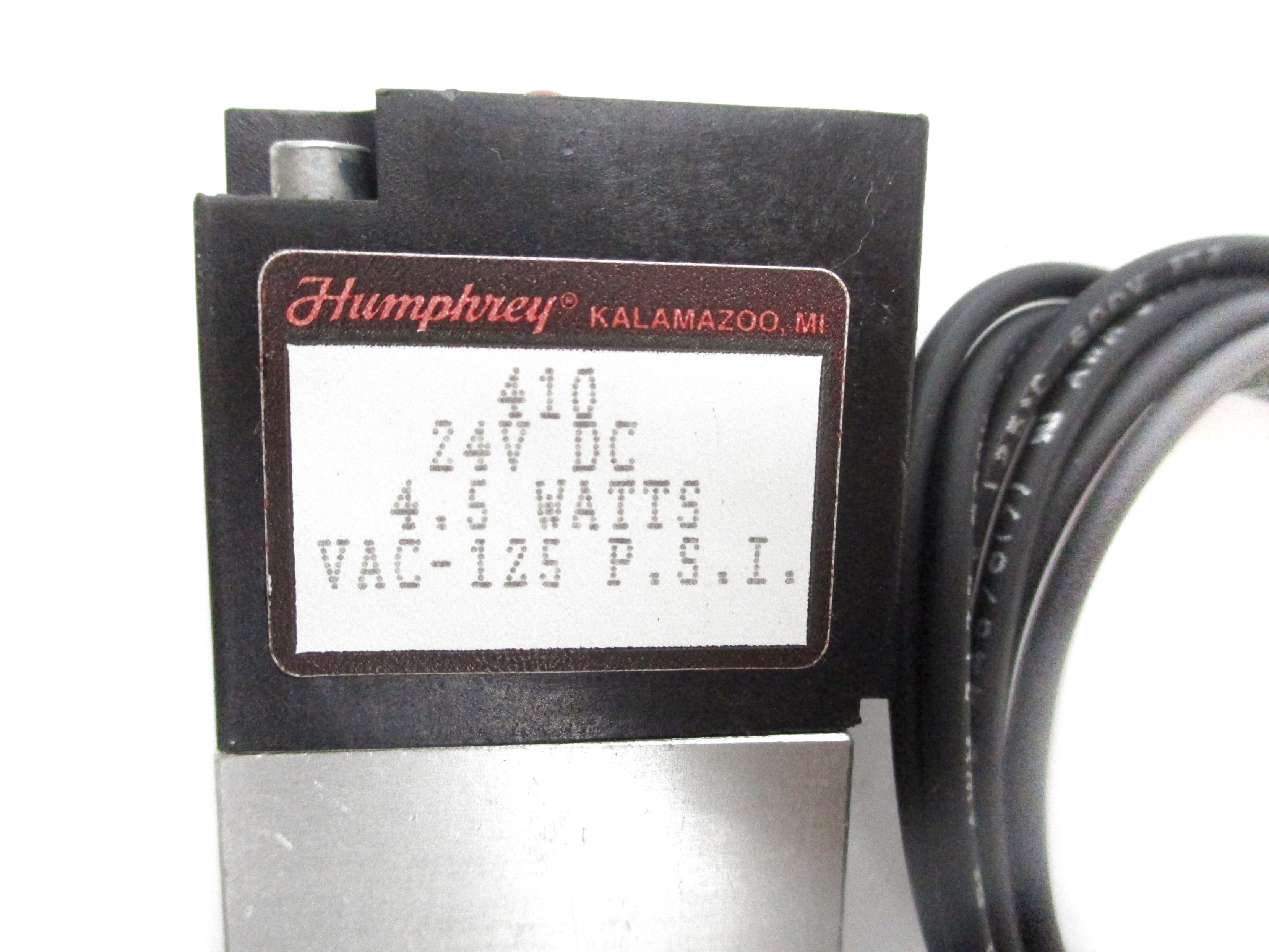 HUMPHREY 410 24VDC 125PSI NSNP