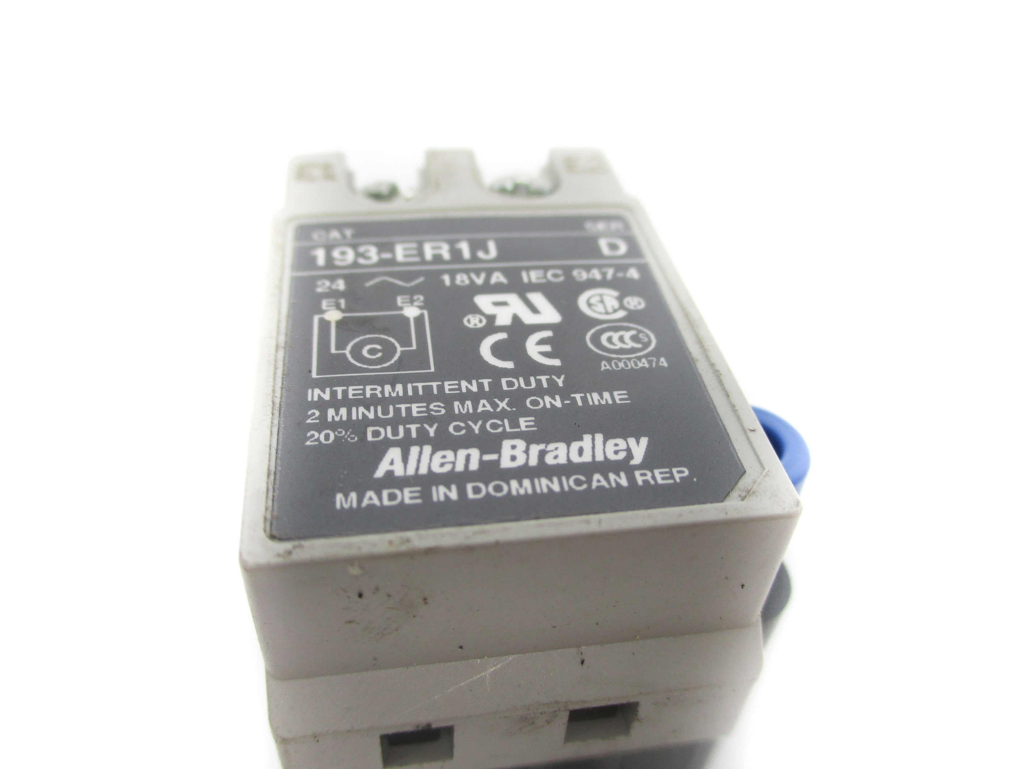 ALLEN BRADLEY 193-ER1J SER. D NSNP