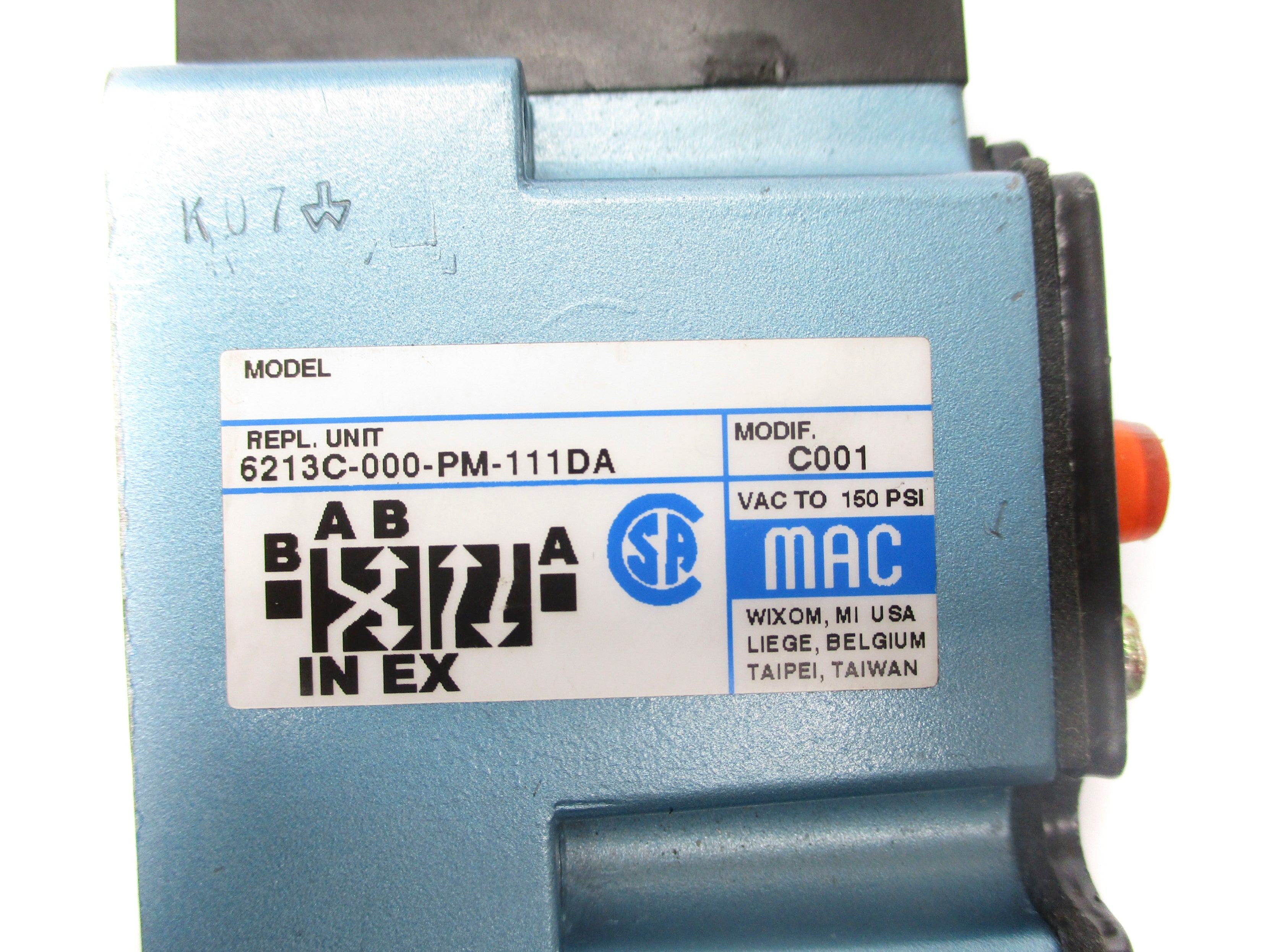 MAC 6213C-000-PM-111DA 150PSI NSNP