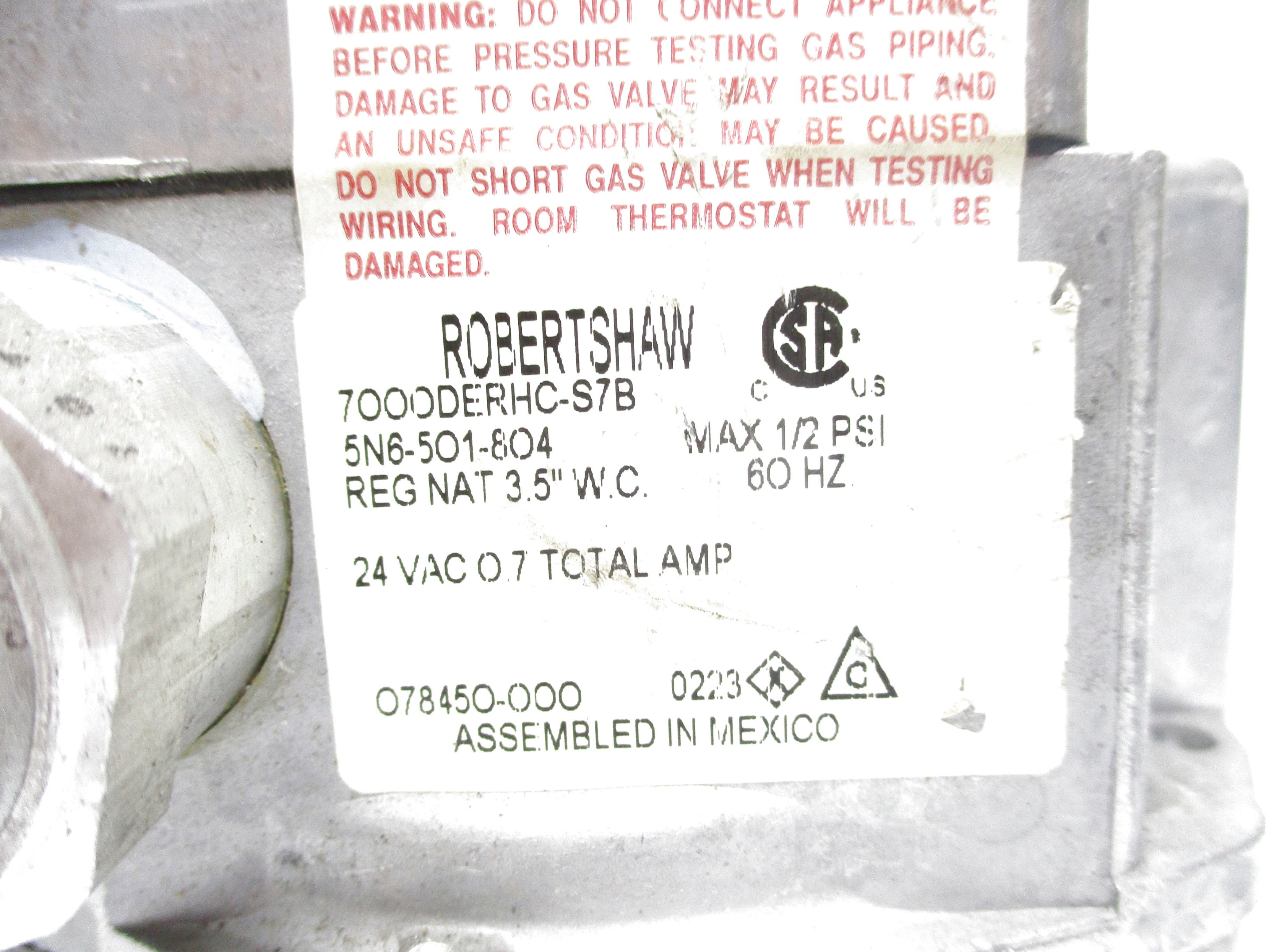 ROBERTSHAW 7OOODERHC-S7B 24VAC NSNP