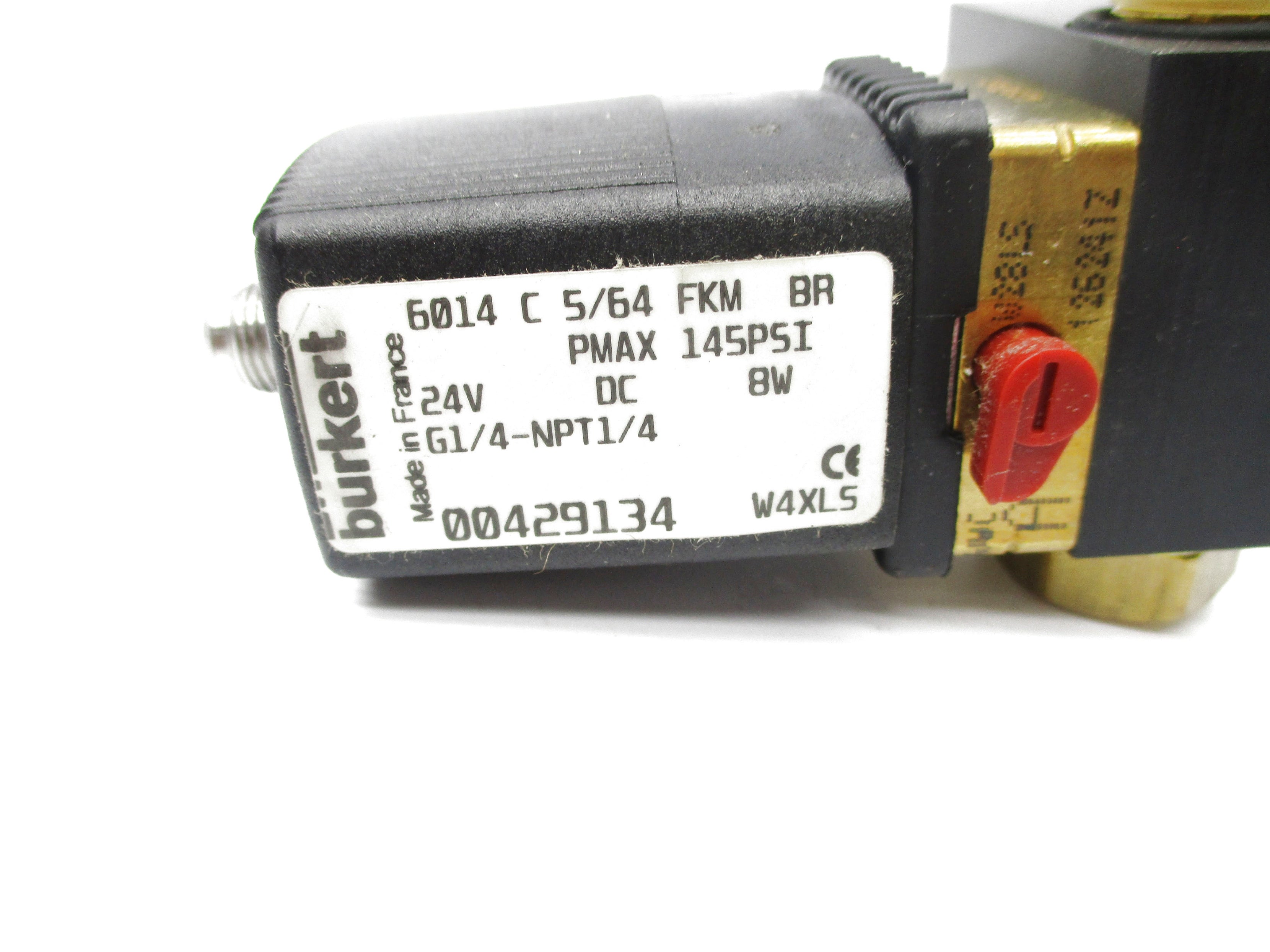 BURKERT 6014-C-5/64-FKM-BR 24VDC 145PSI NSNP