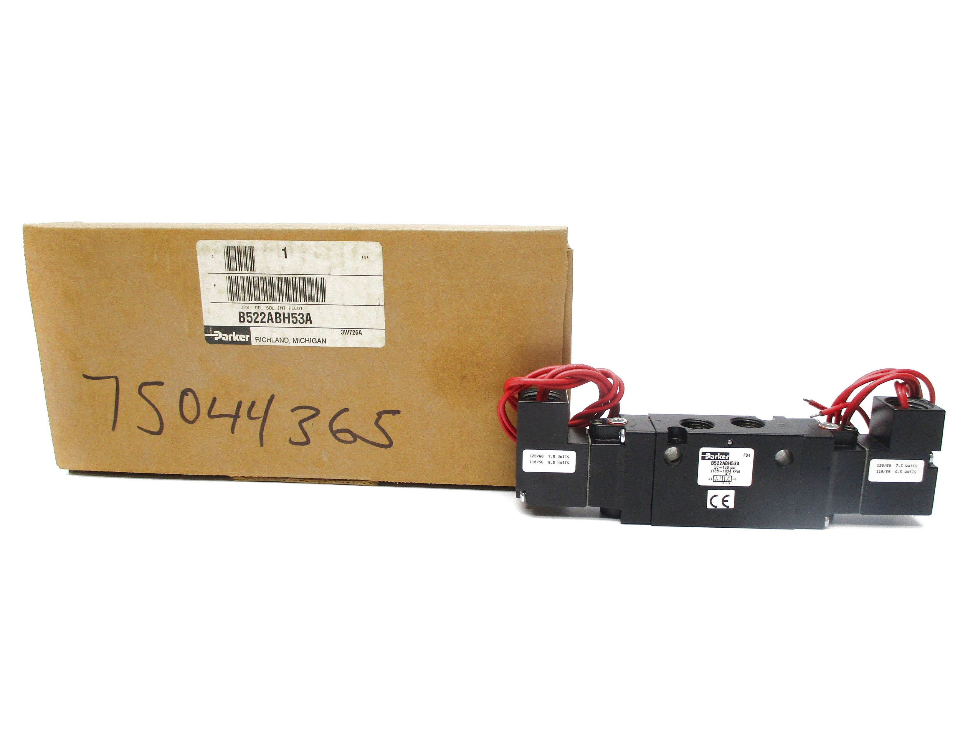 PARKER B522ABH53A 20-150PSI 110/120V NSMP