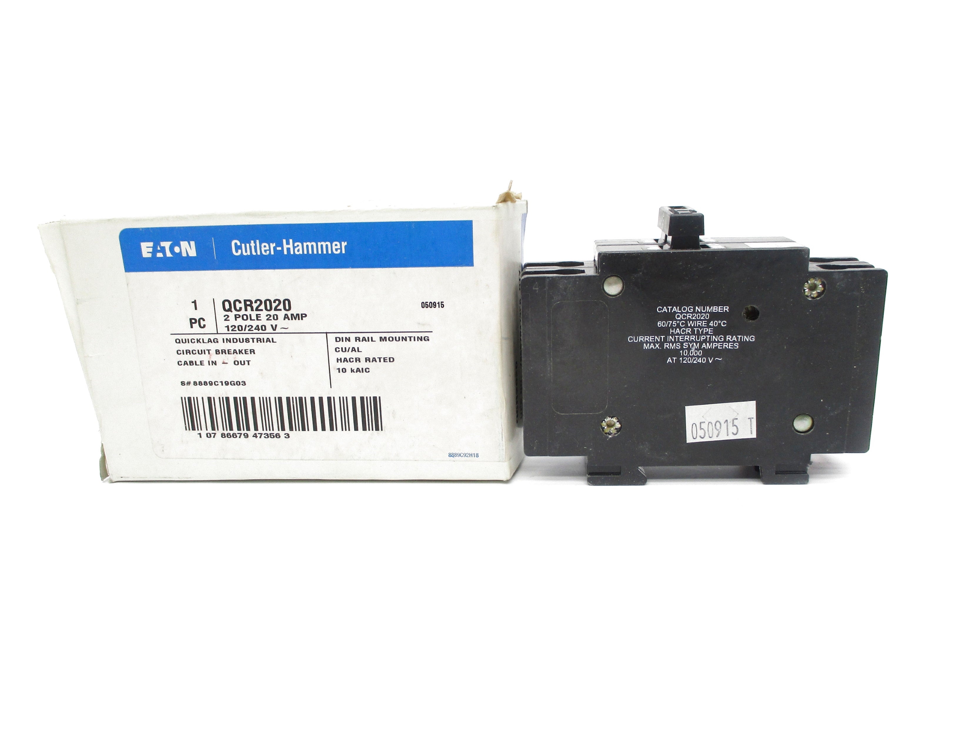 CUTLER HAMMER QCR2020 20A 120/240V NSMP