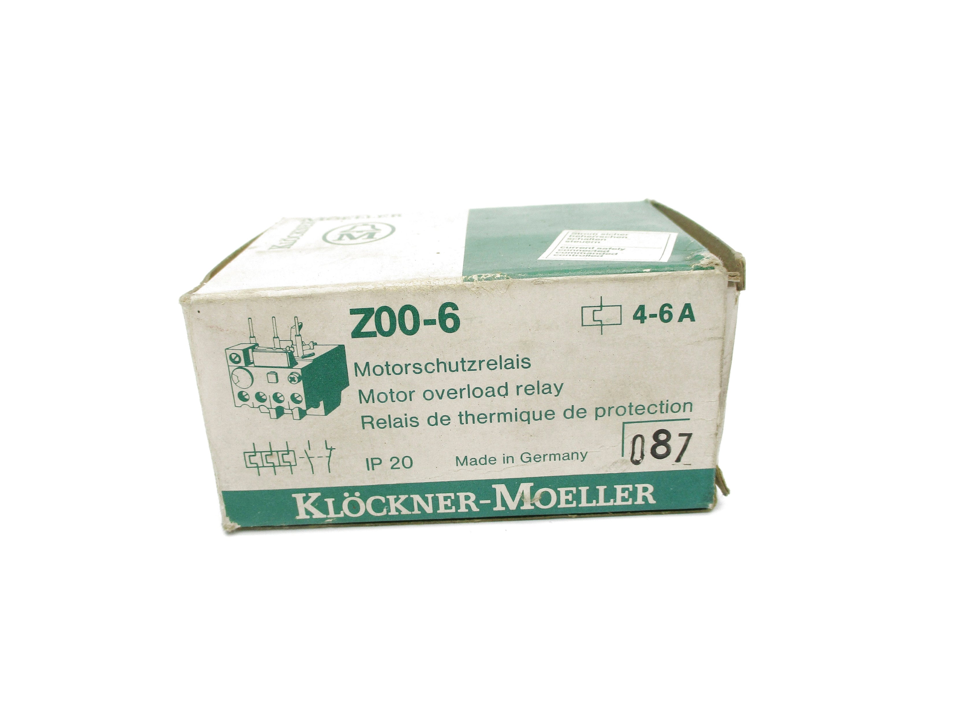 KLOCKNER MOELLER Z00-6 4-6A NSMP