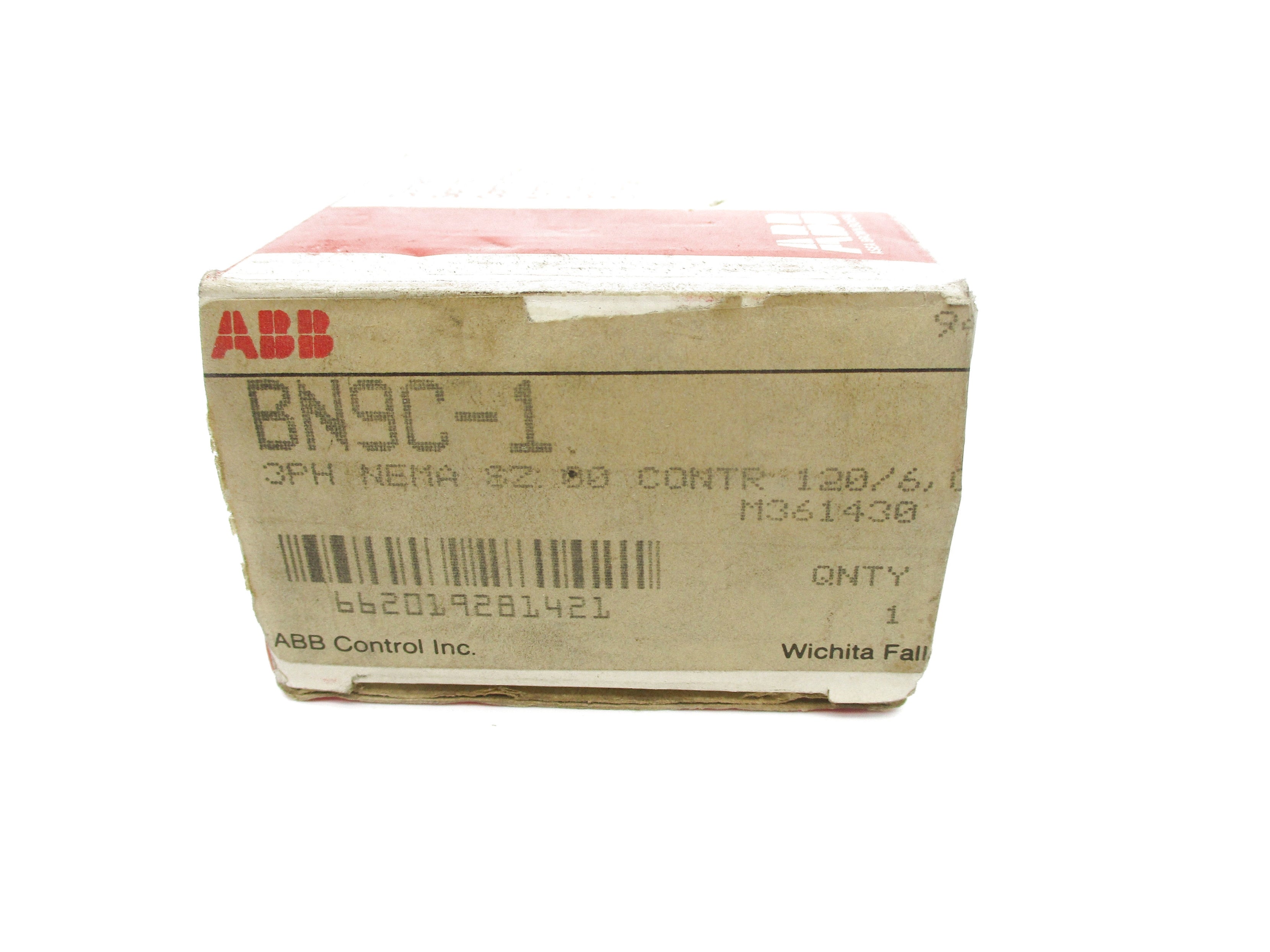 ABB B9-30-10 BN9C-1 110/120V NSMP