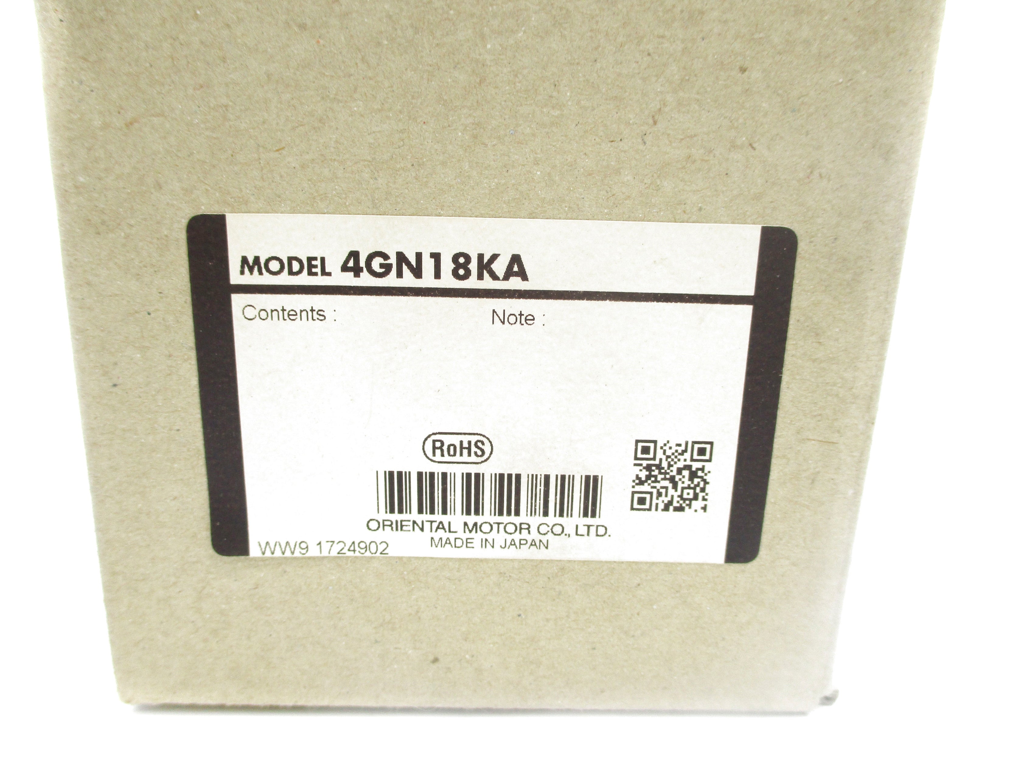 ORIENTAL MOTORS 4GN18KA NSMP