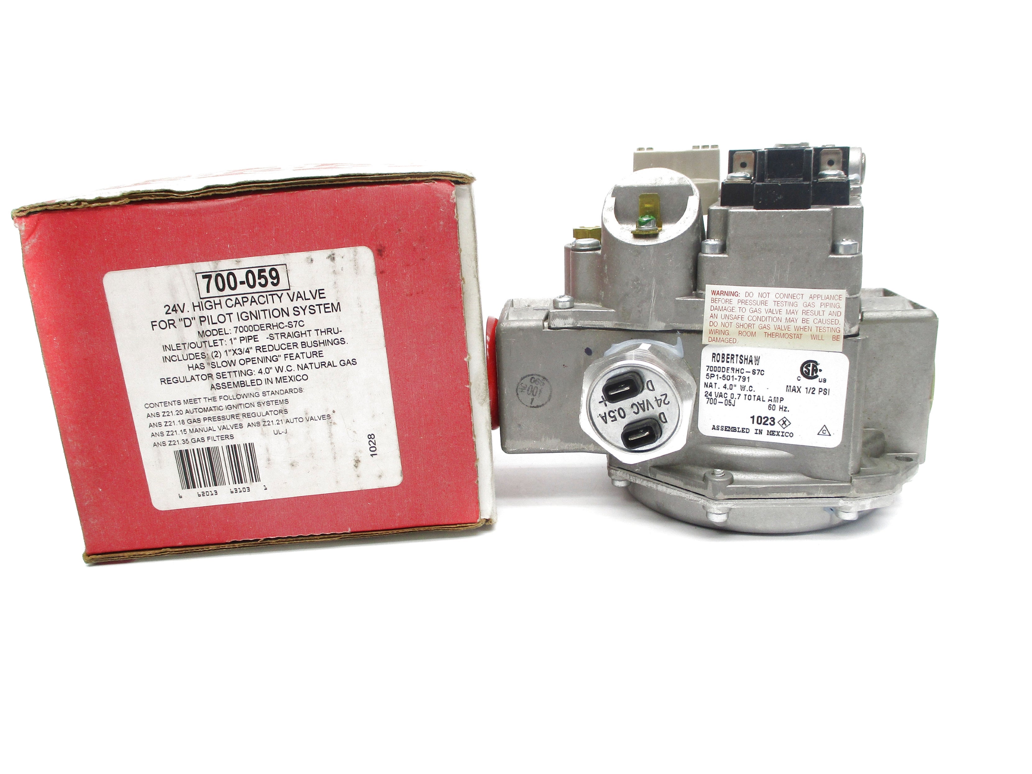 ROBERTSHAW 7000DERHC-S7C 24VAC 1/2PSI NSMP