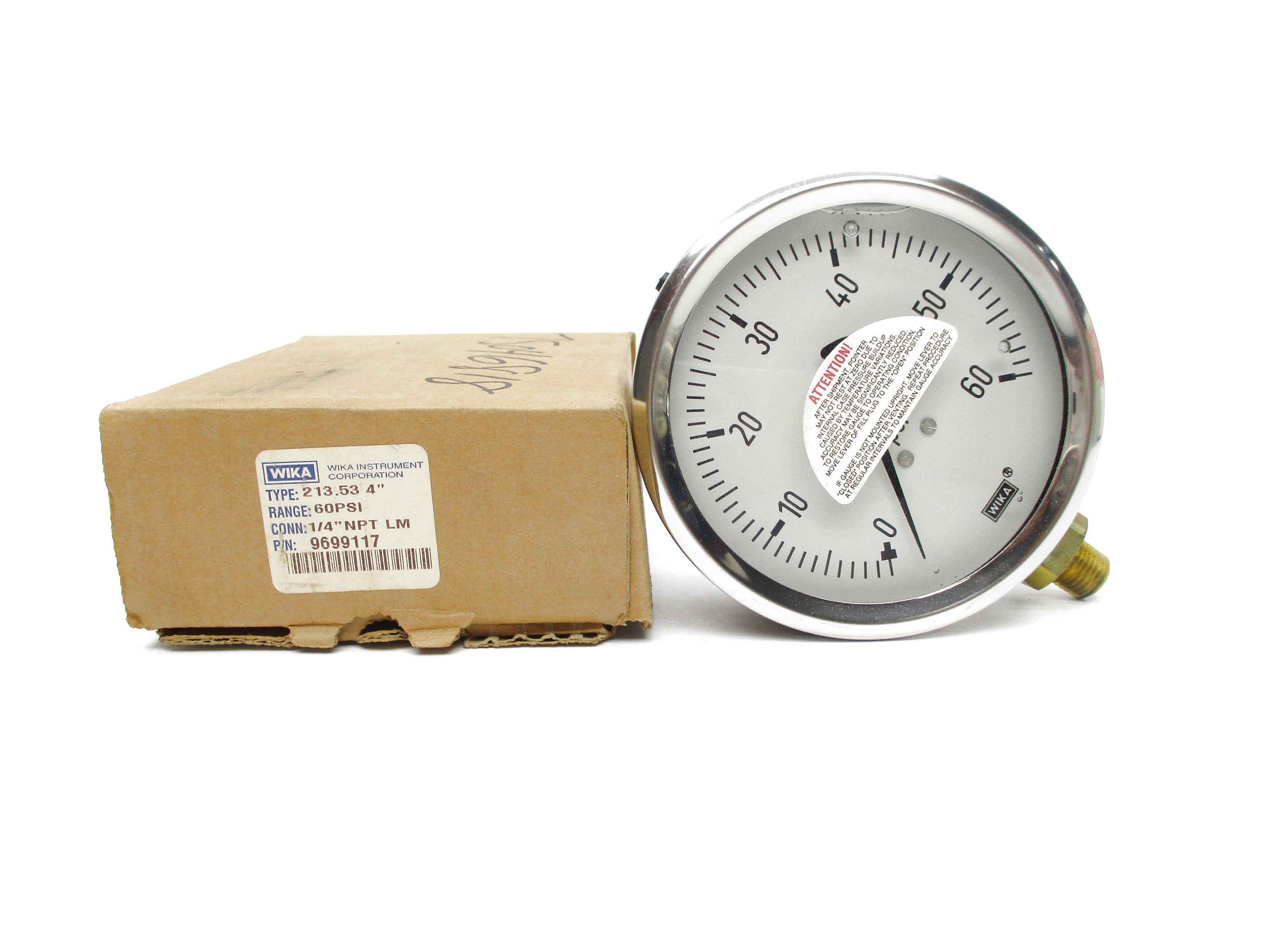 WIKA 9699117 0-60PSI NSMP