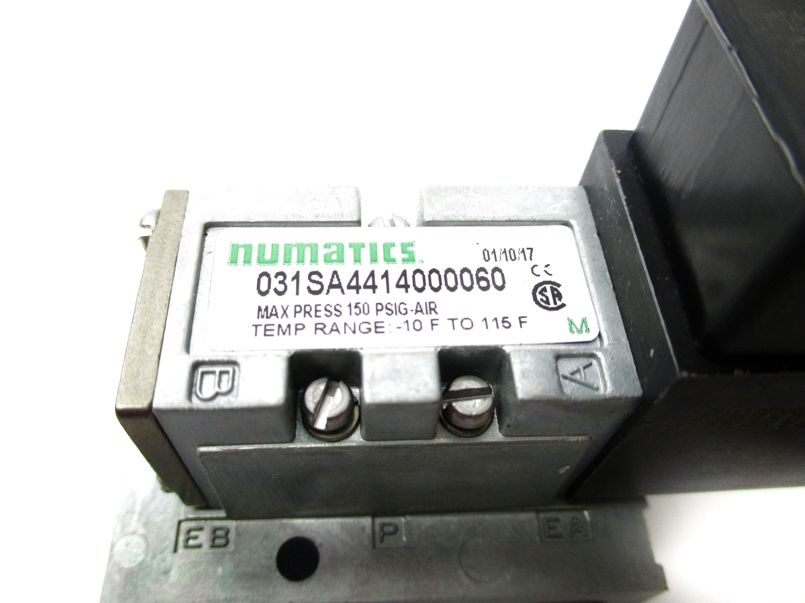 NUMATICS 031SA4414000060 150PSIG 12VDC NSNP