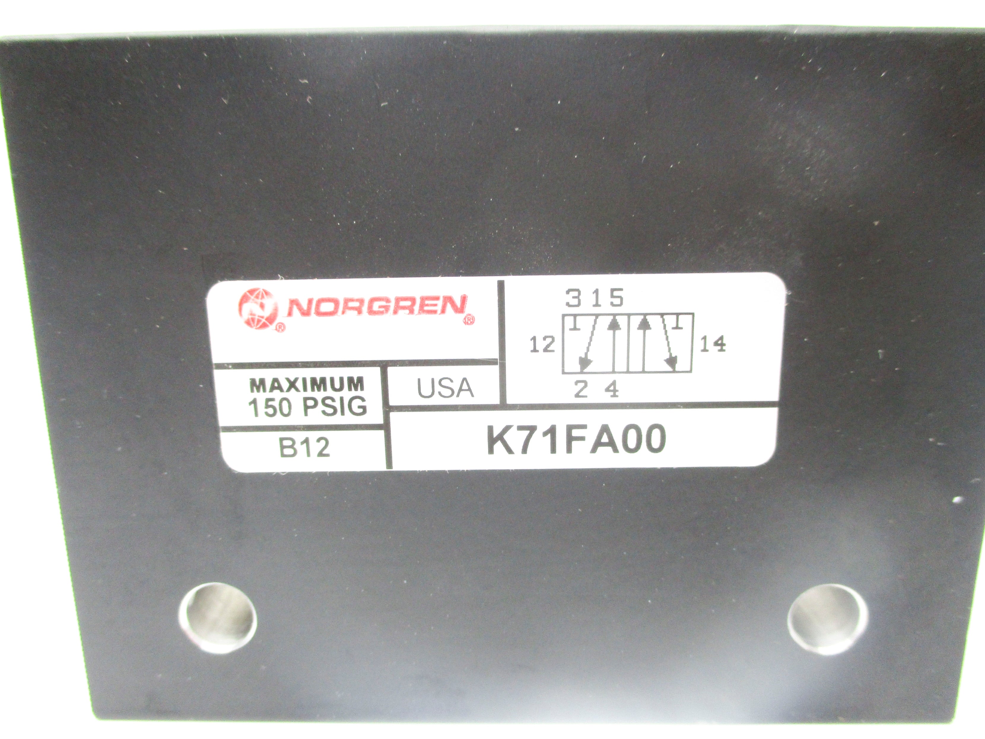 NORGREN K71FA00 150PSIG (AS PICTURED) NSNP