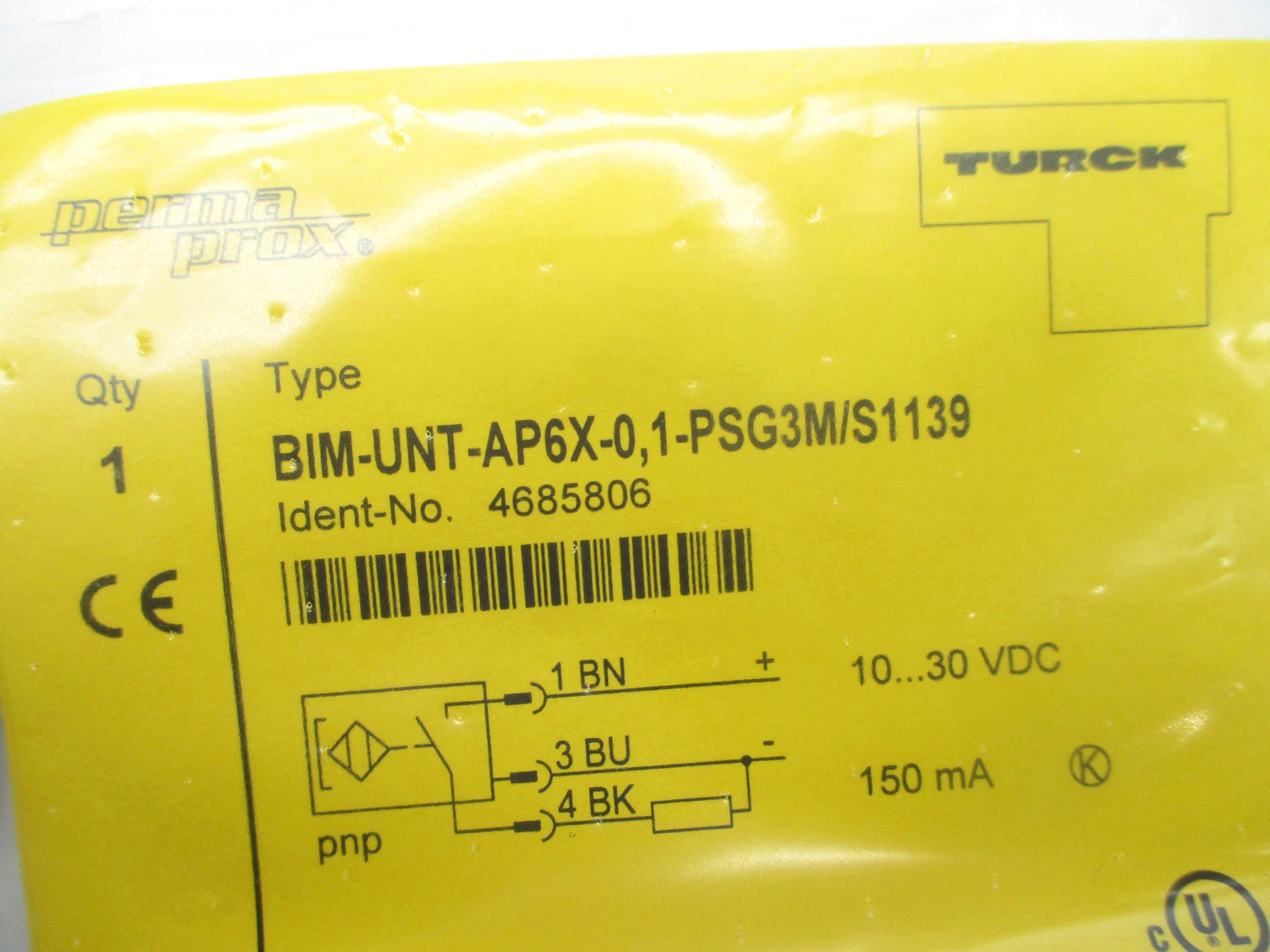 TURCK BIM-UNT-AP6X-0,1-PSG3M/S1139 NSMP