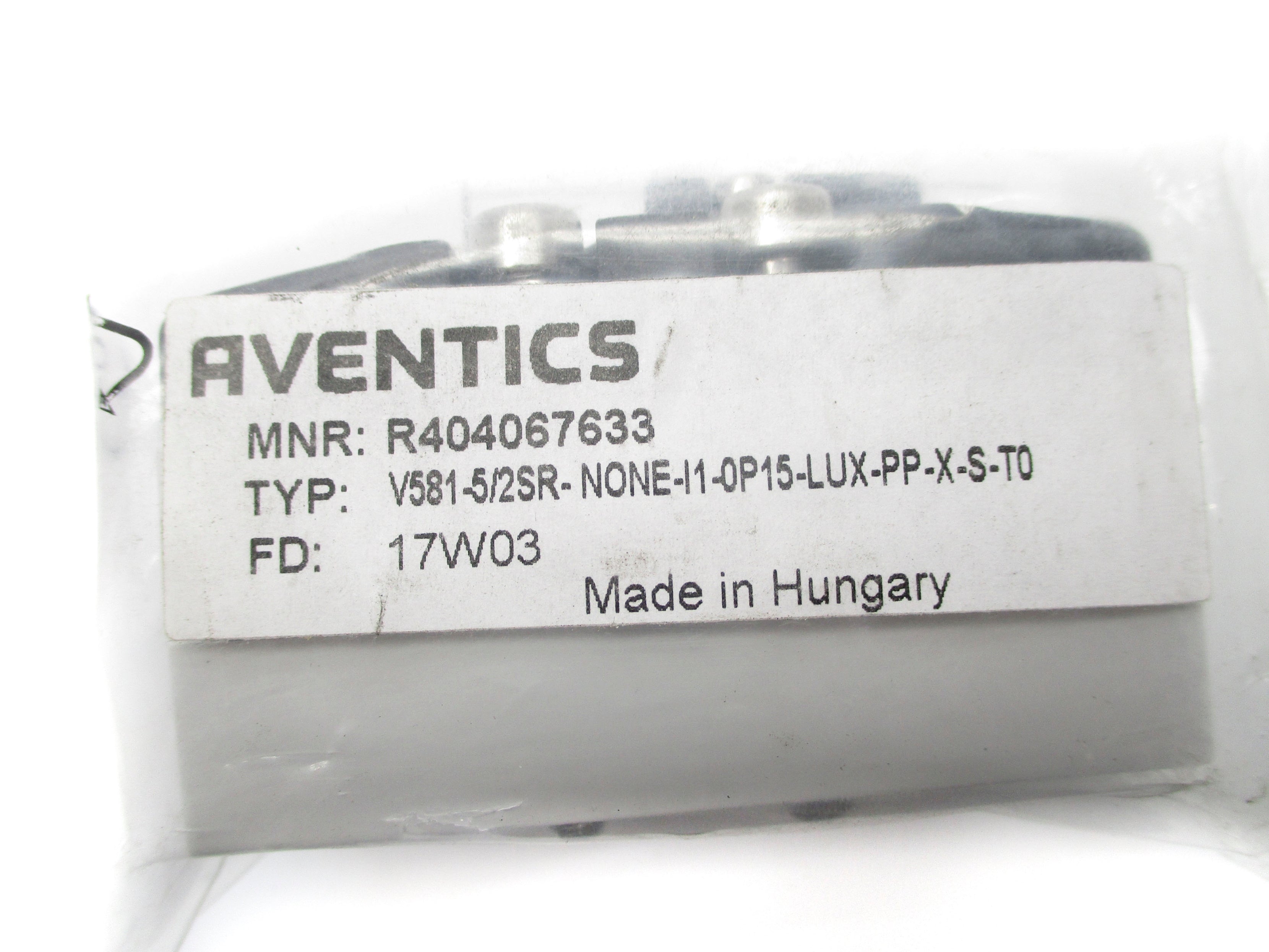 AVENTICS R404067633 V581-5/2SR-NONE-I1-0P15-LUX-PP-X-S-T0 NSMP