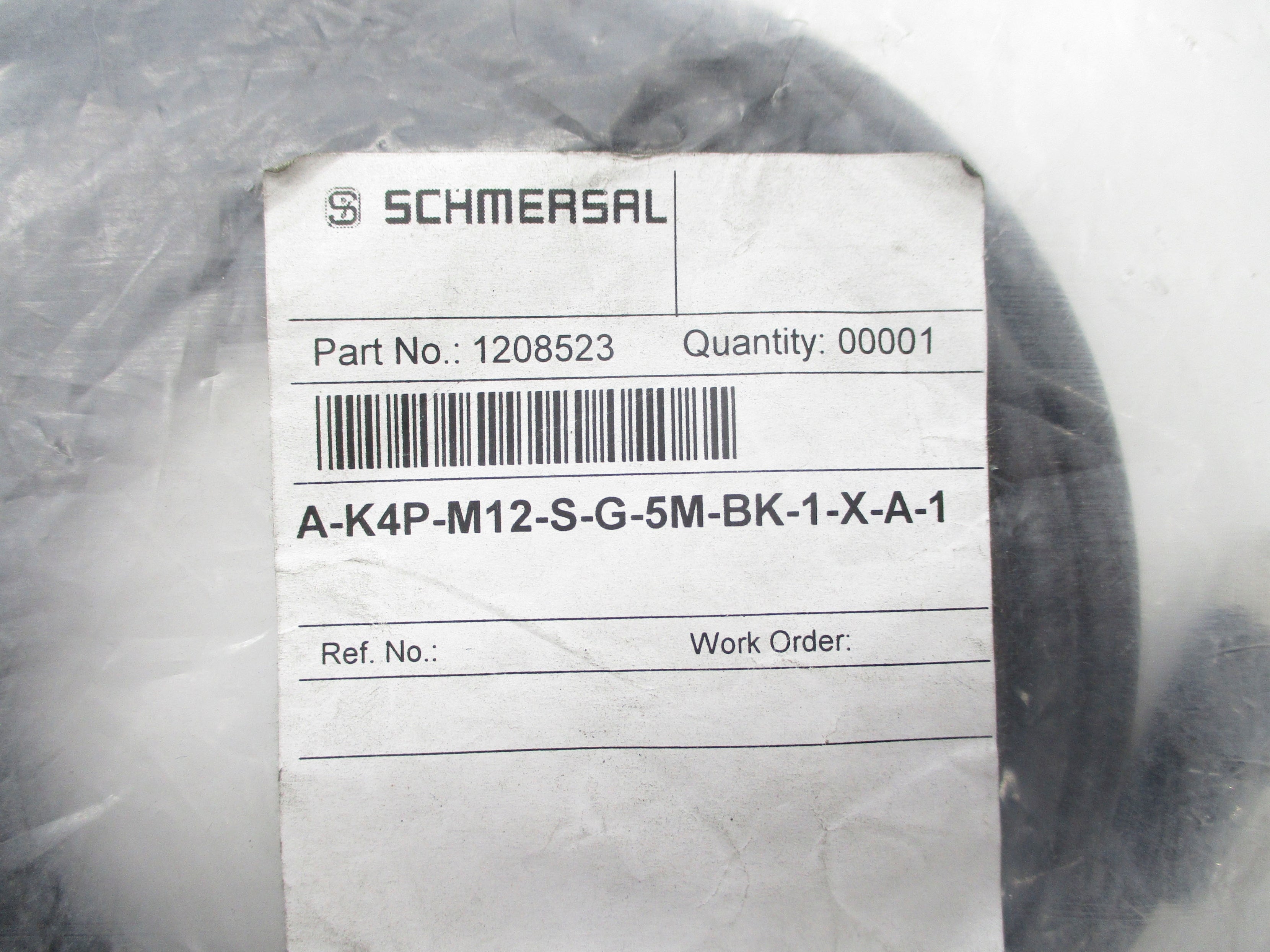 SCHMERSAL 1208523 A-K4P-M12-S-G-5M-BK-1-X-A-1 NSMP