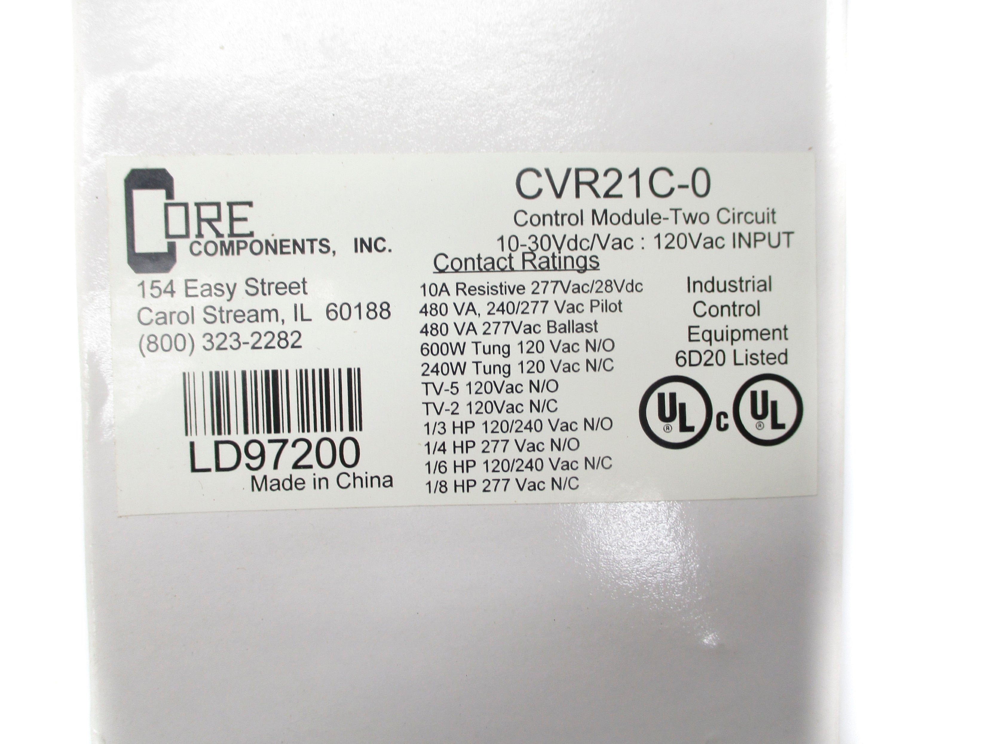 CORE INSTRUMENTS CVR21C-0 NSMP