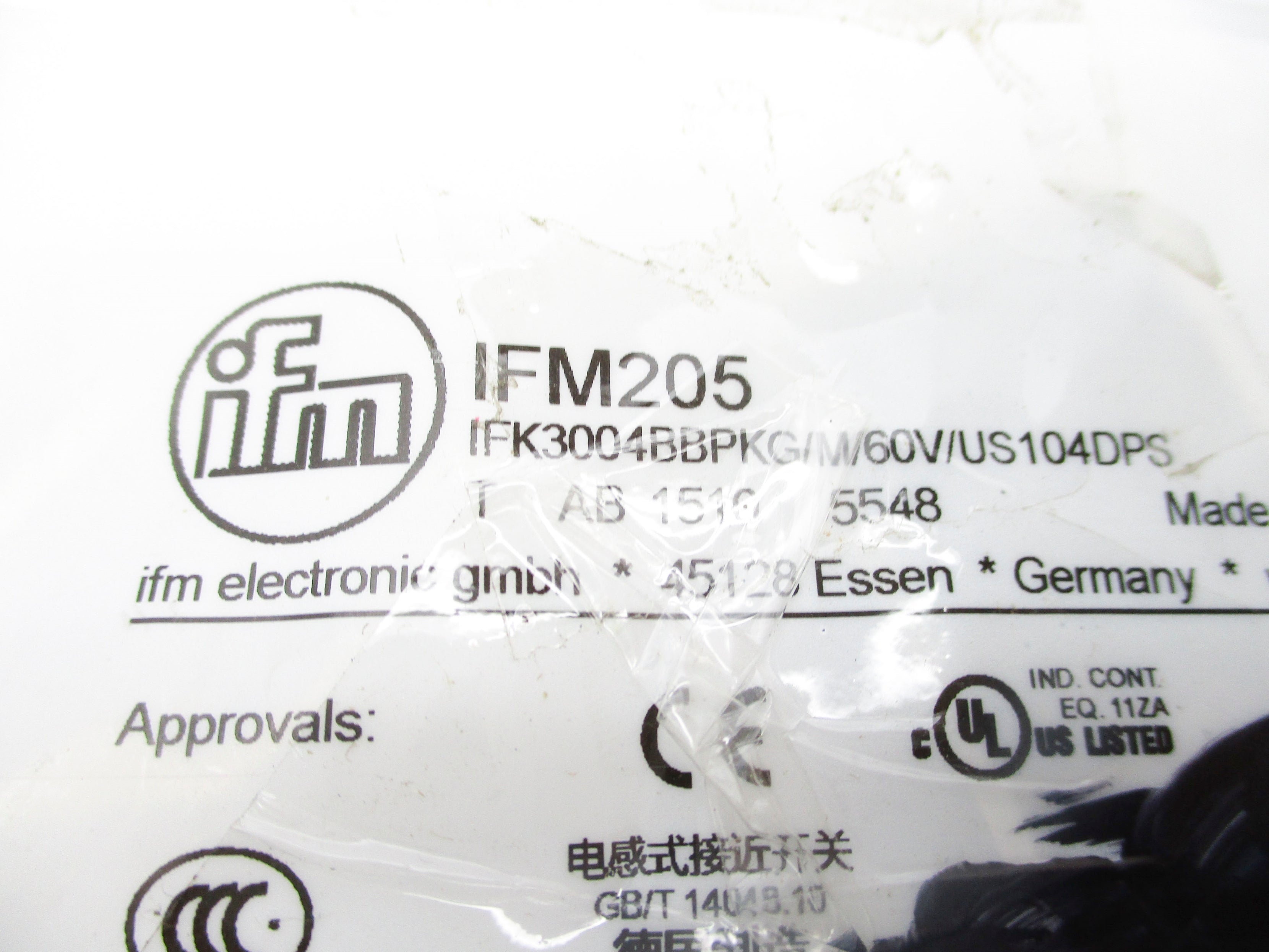IFM EFECTOR IFM205 NSMP