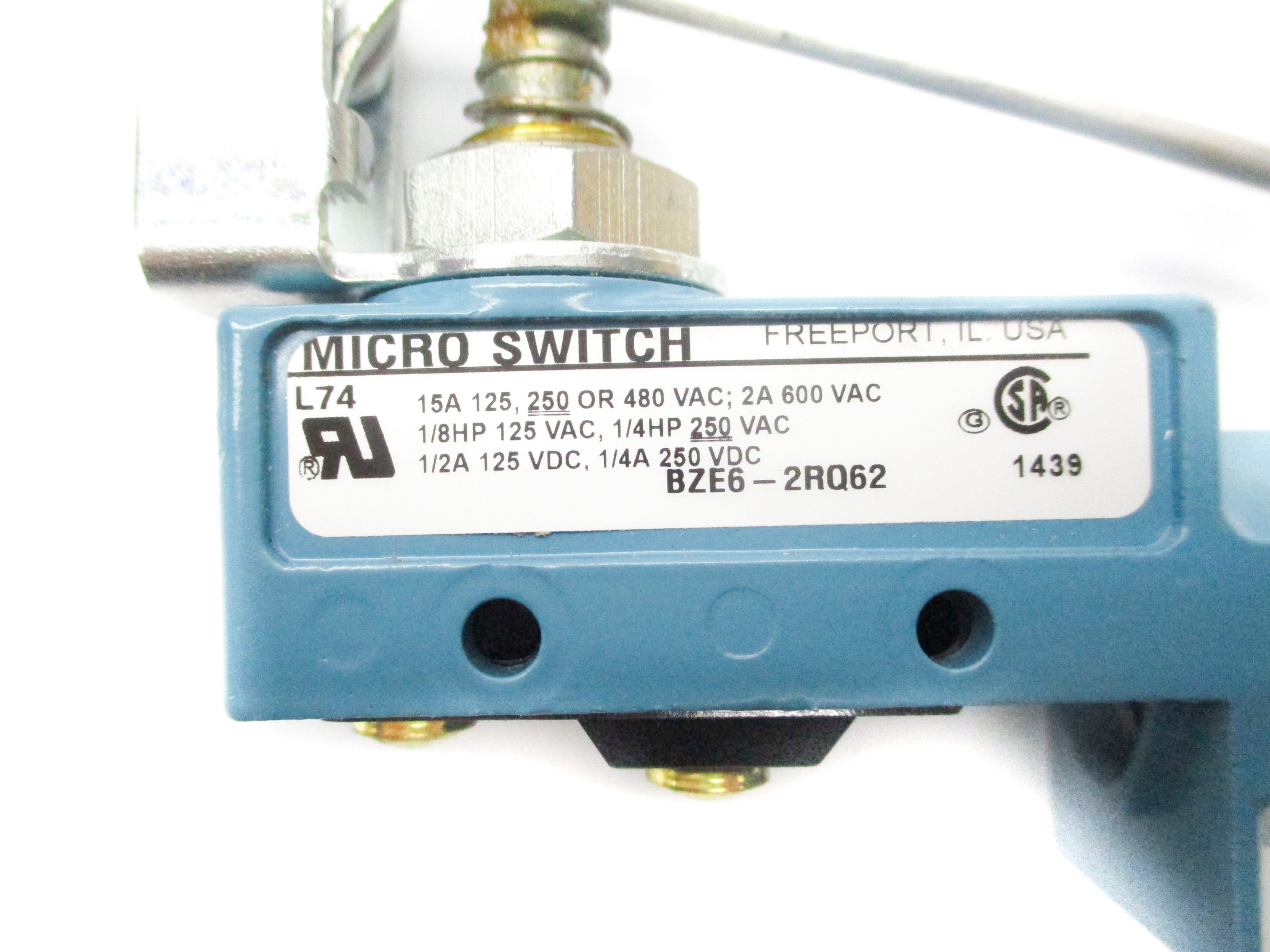 MICROSWITCH BZE6-2RQ62 (AS PICTURED) NSNP