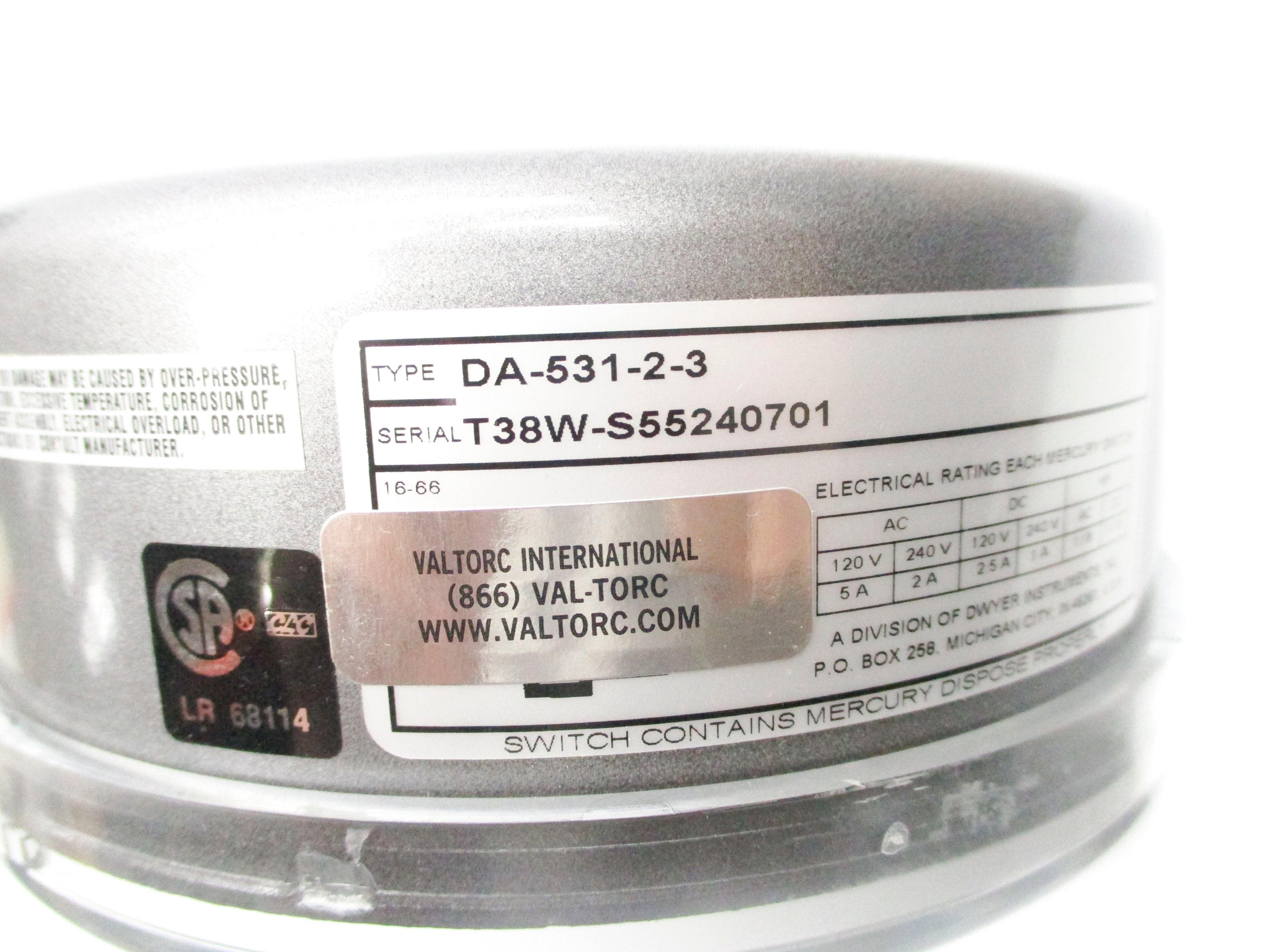 DWYER DA-531-2-3 NSNP