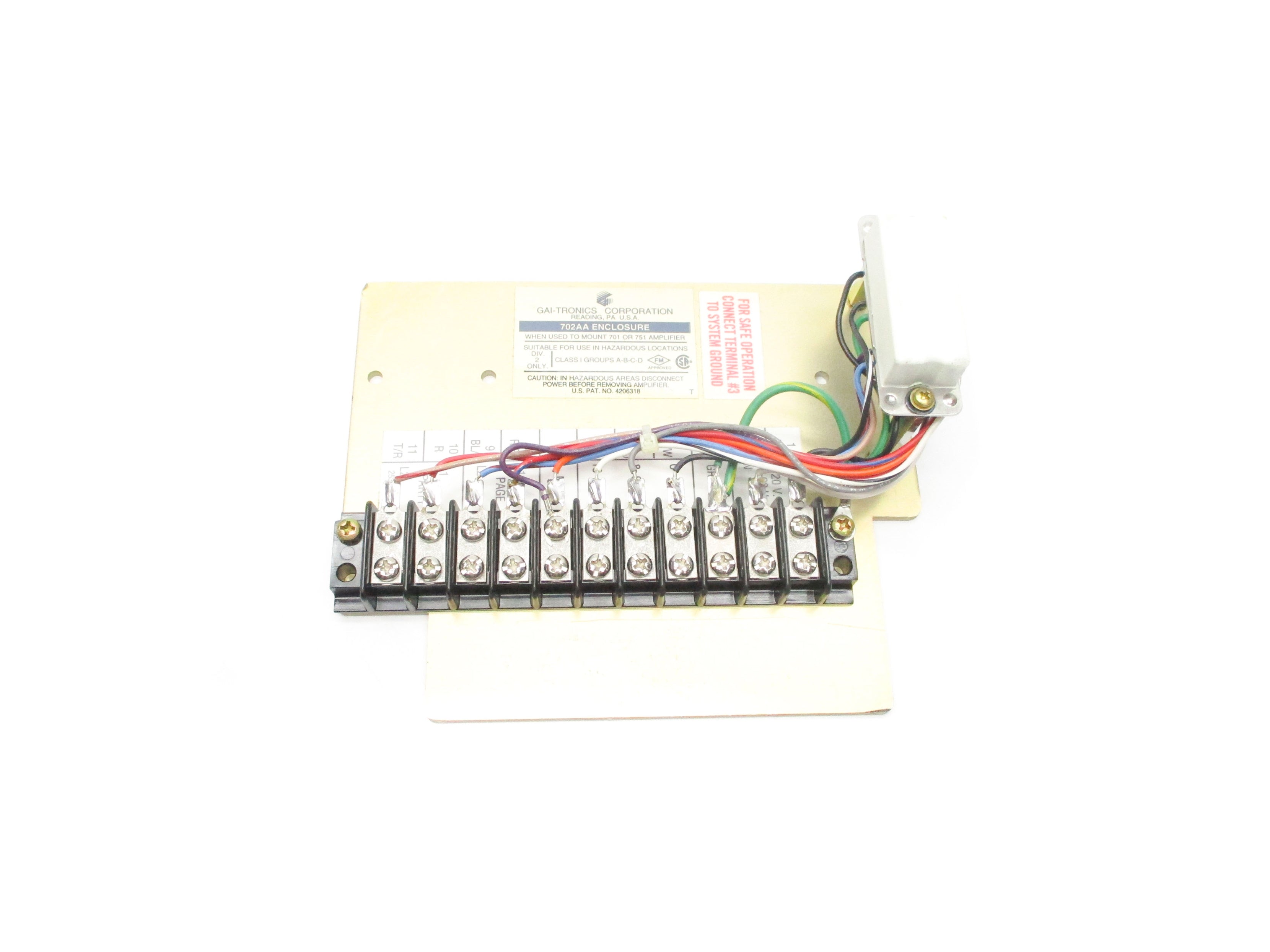 GAI TRONICS 702AA NSNP