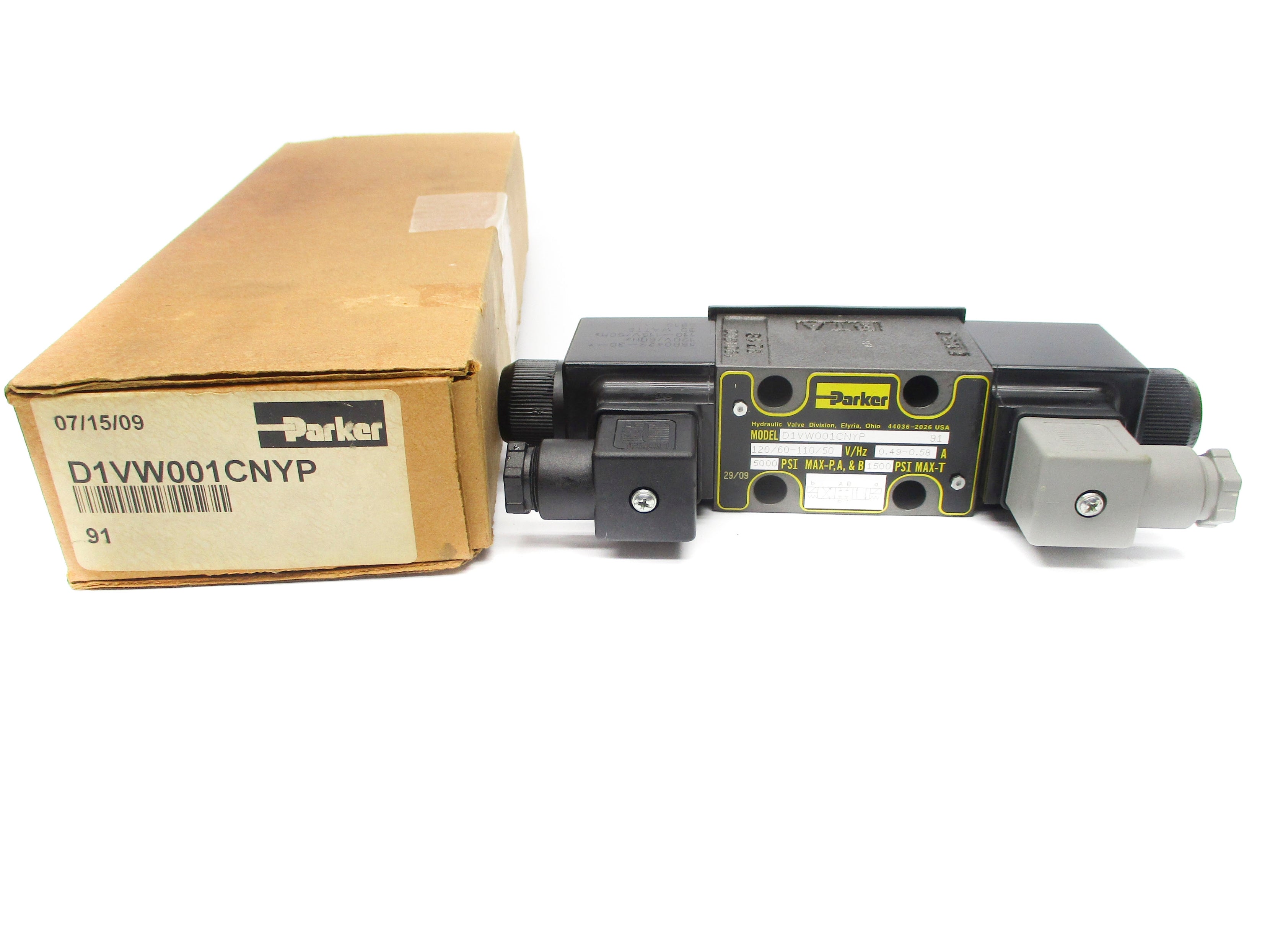 PARKER D1VW001CNYP 5000PSI 110/120V NSMP