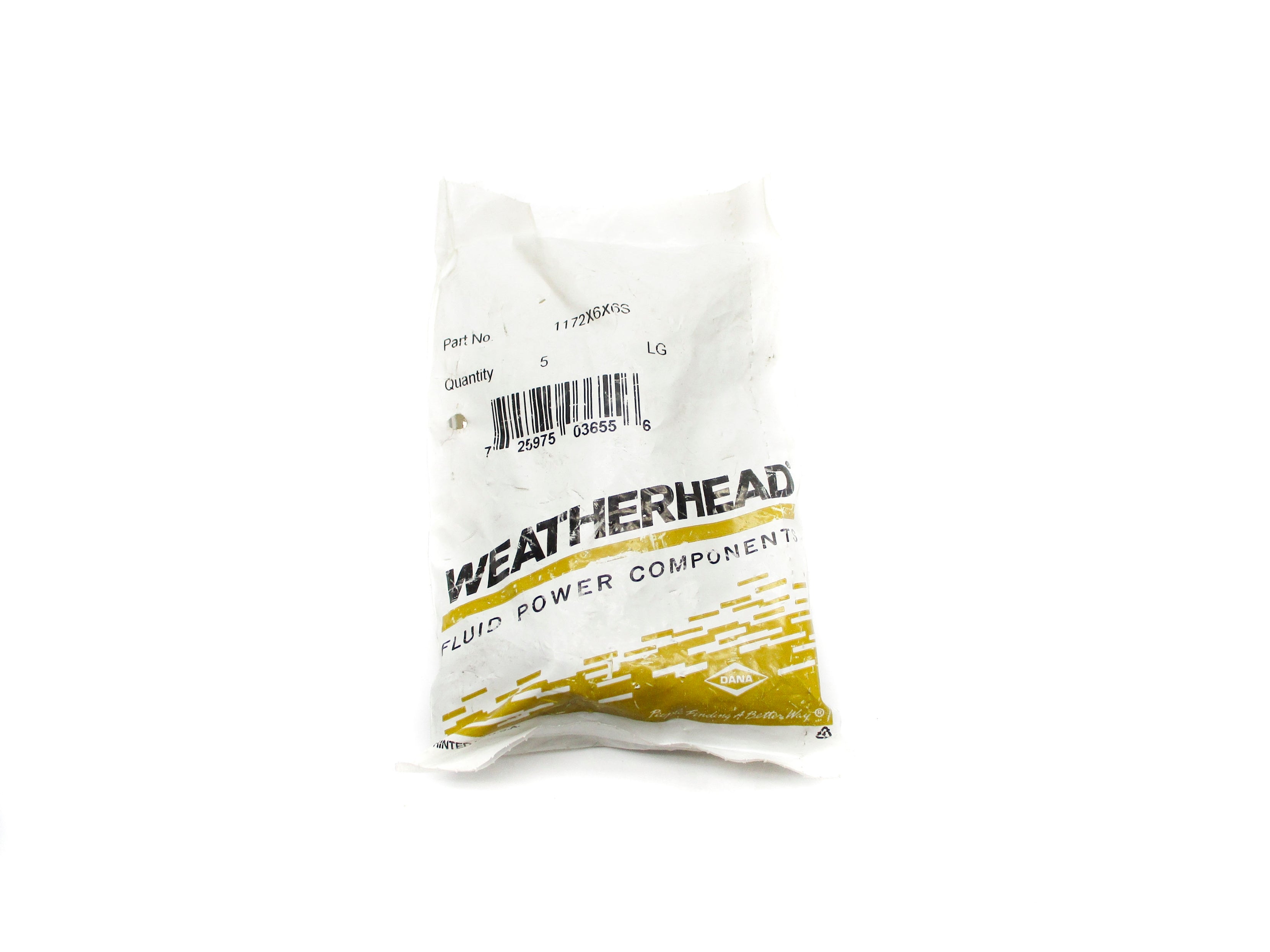 WEATHERHEAD 1172X6X6S (PKG OF 5) NSMP