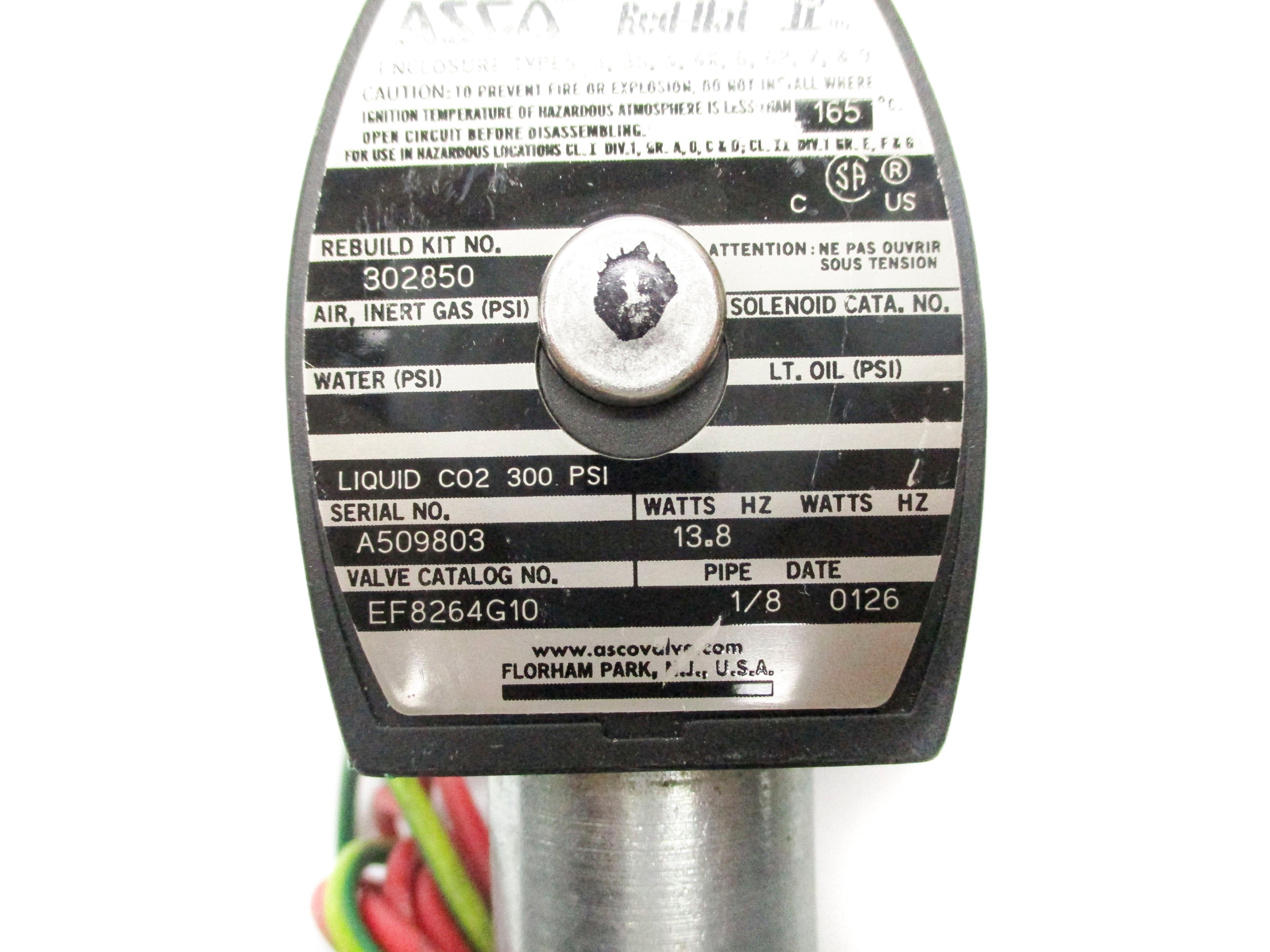 ASCO EF8264G10 110/120V NSNP