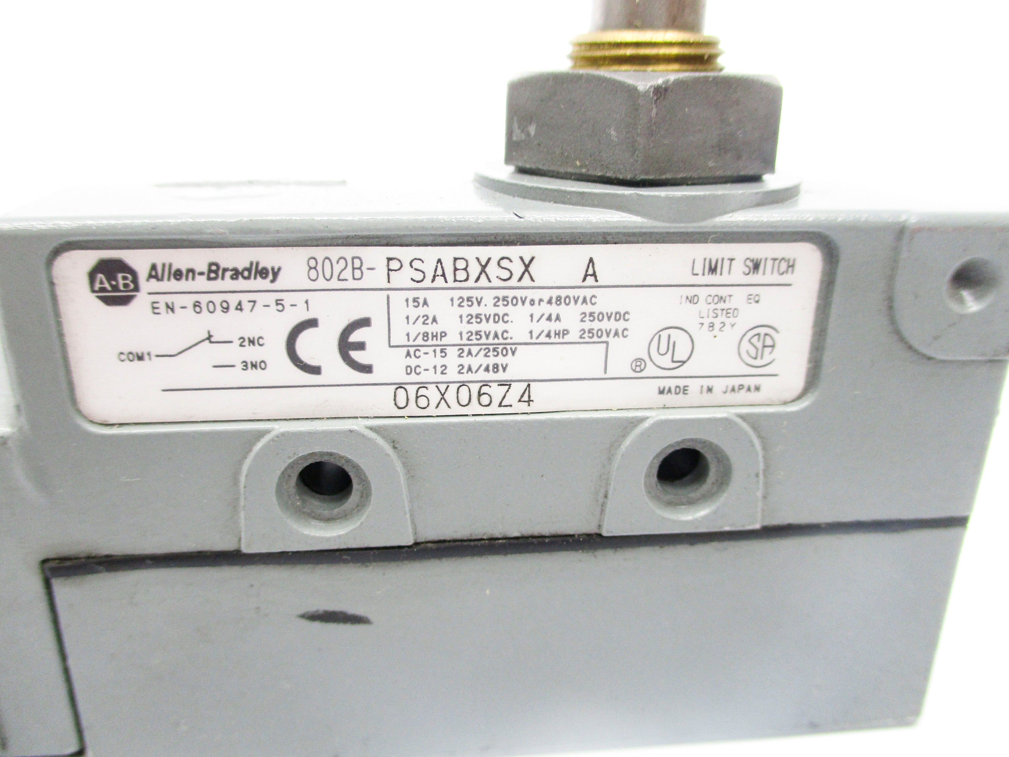 ALLEN BRADLEY 802B-PSABXSX SER. A NSNP