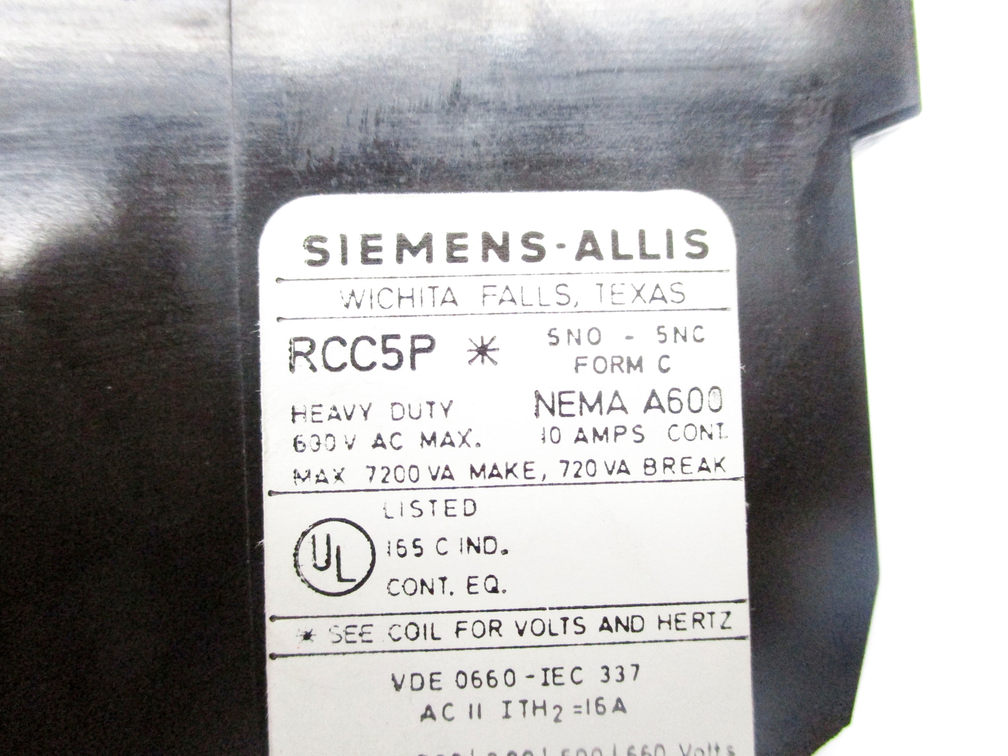 SIEMENS RCC5P 110/120V NSNP