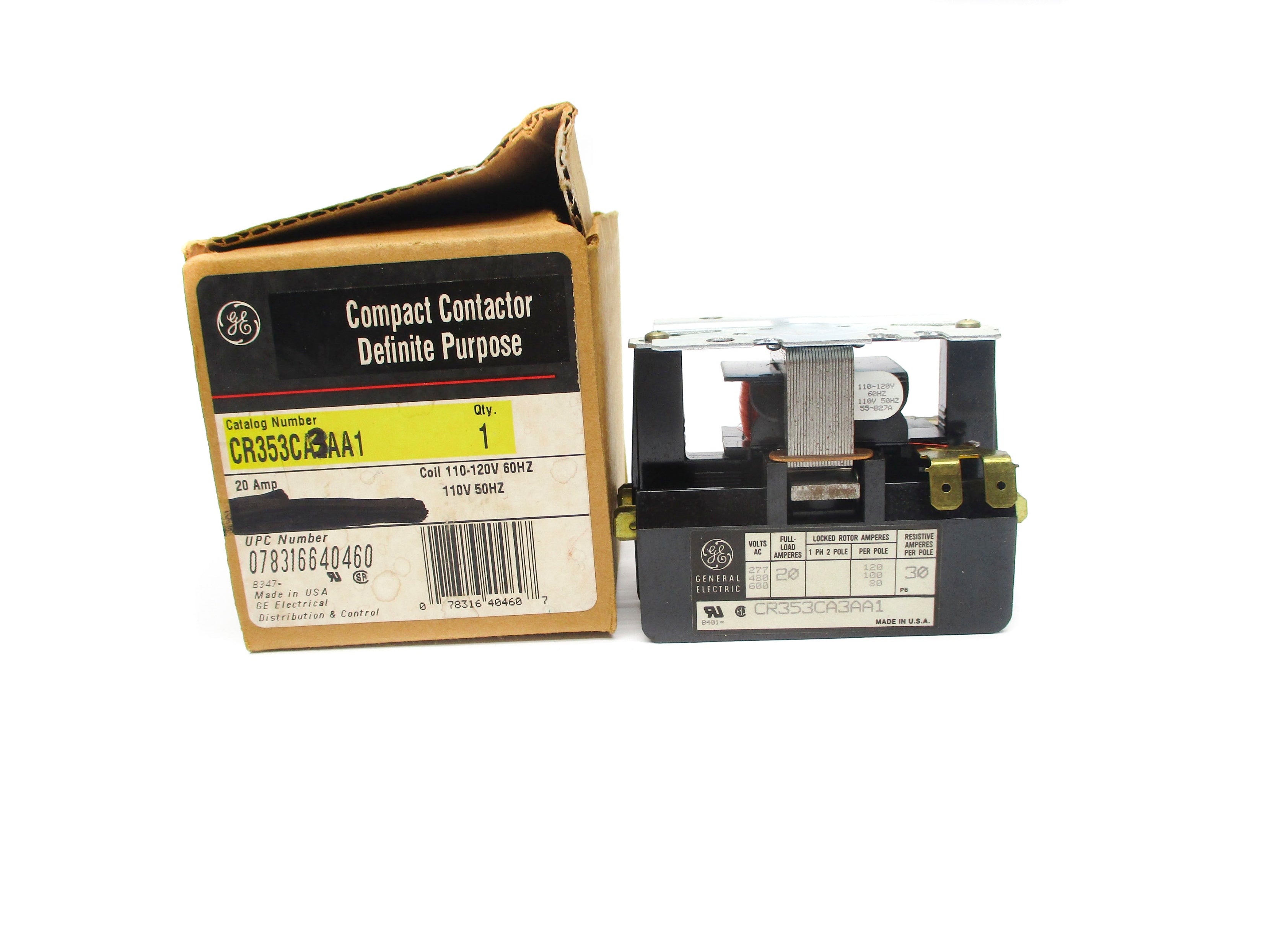 GENERAL ELECTRIC CR353CA3AA1 110/120V NSMP