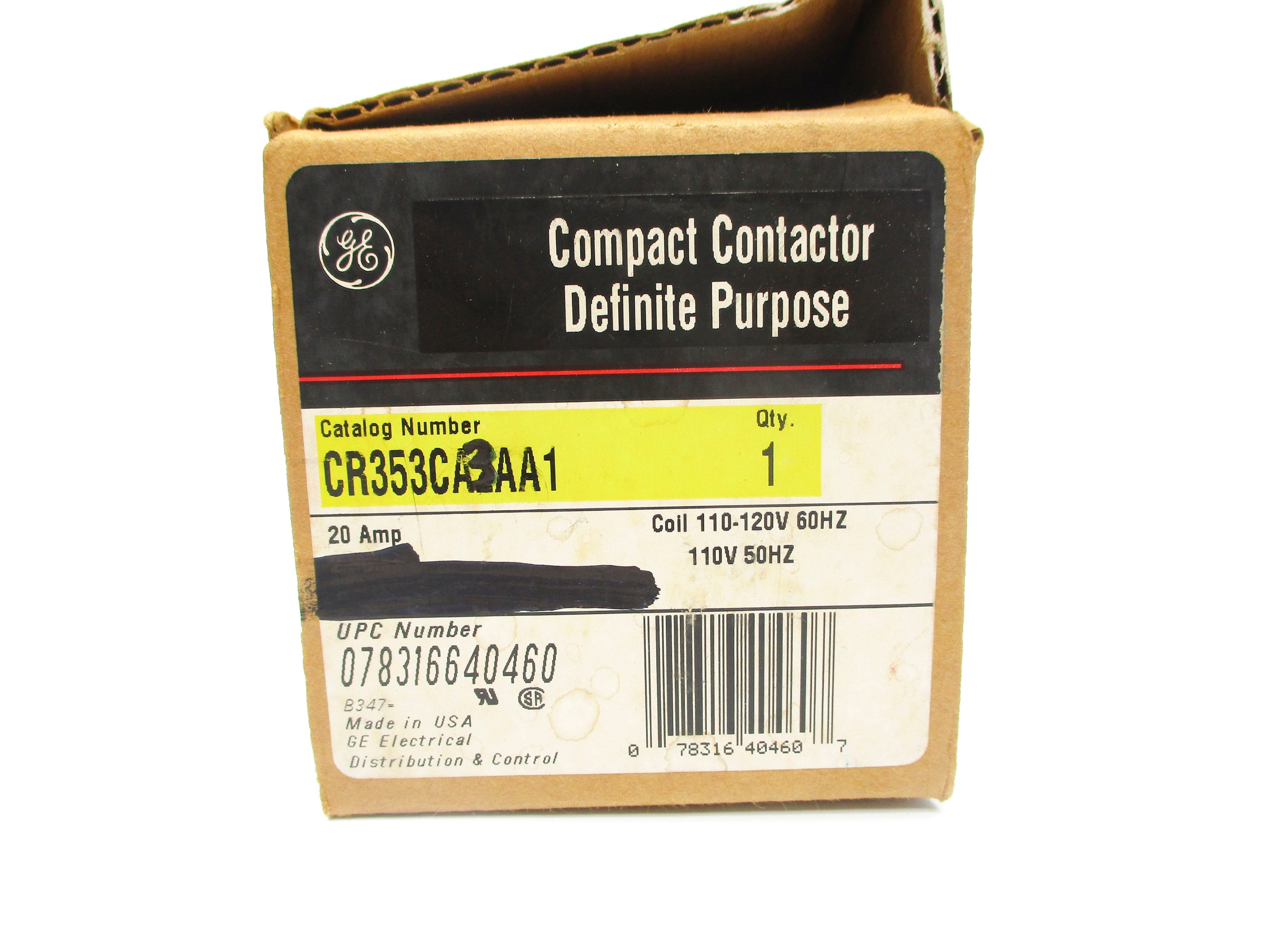 GENERAL ELECTRIC CR353CA3AA1 110/120V NSMP