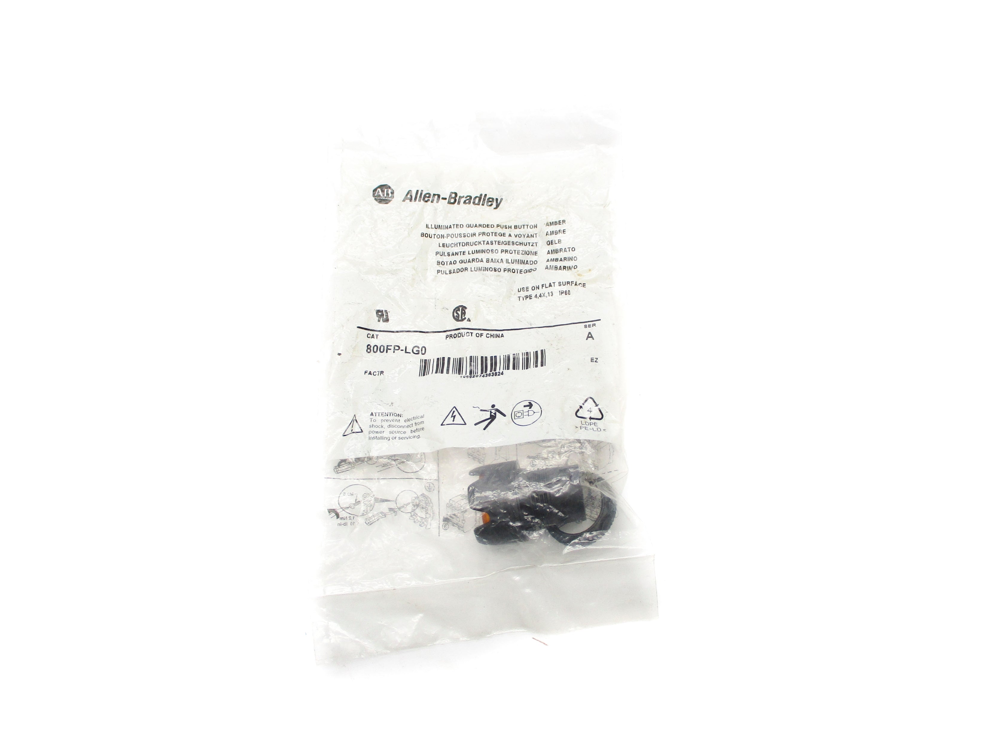 ALLEN BRADLEY 800FP-LG0 SER. A NSMP