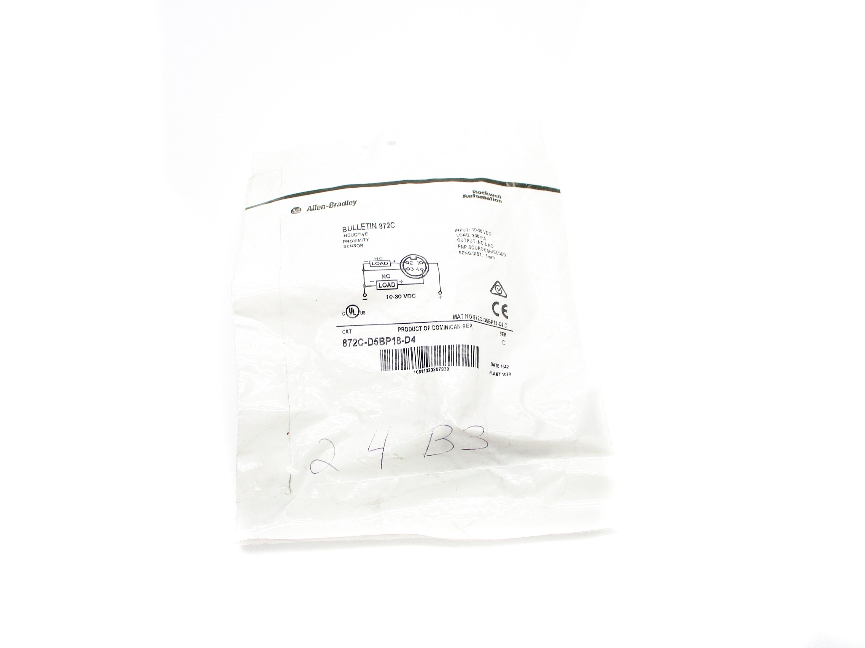ALLEN BRADLEY 872C-D5BP18-D4 SER. C NSMP