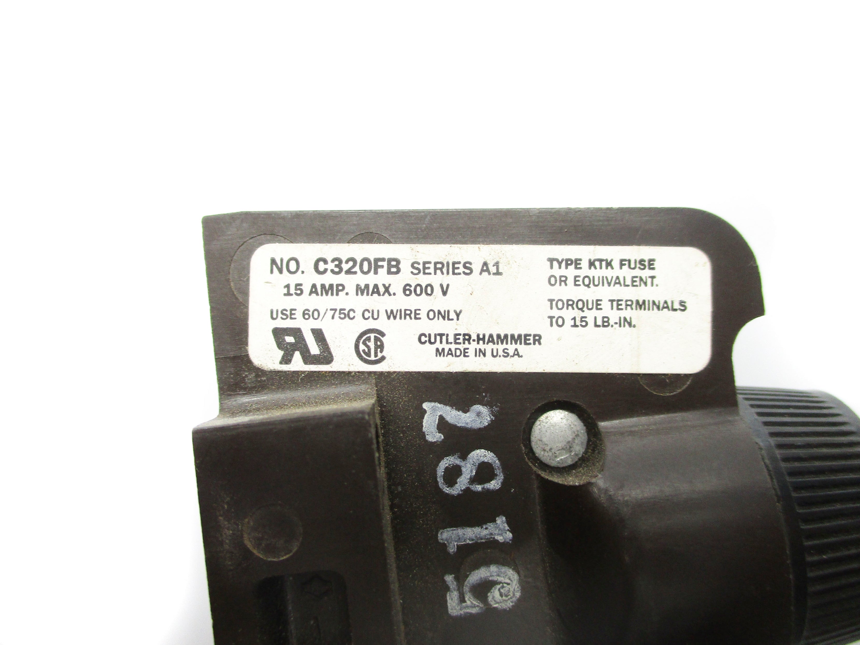 CUTLER HAMMER C320FB SER. A1 600V 15A NSNP