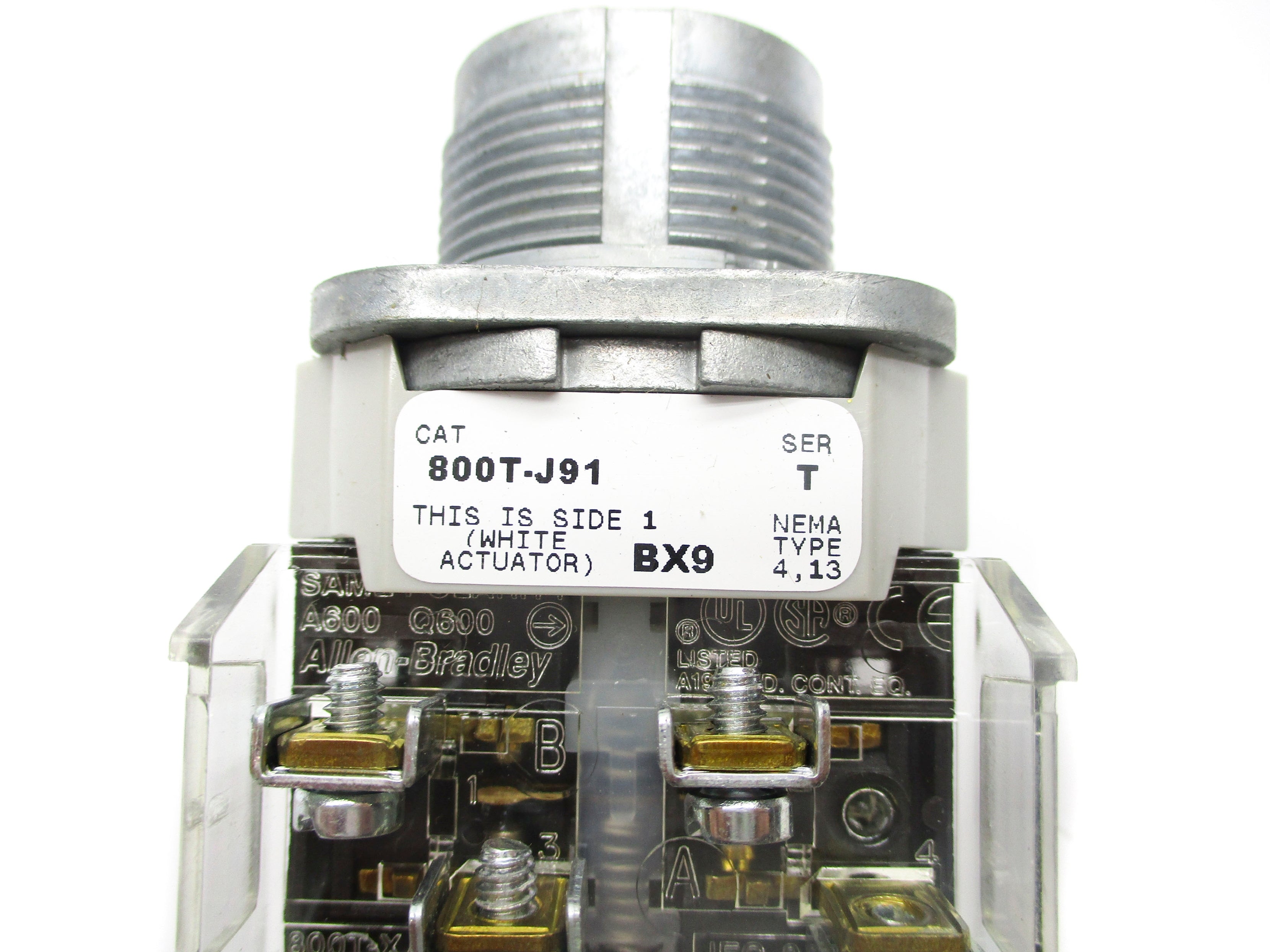 ALLEN BRADLEY 800T-J91 SER. T (AS PICTURED) NSNP