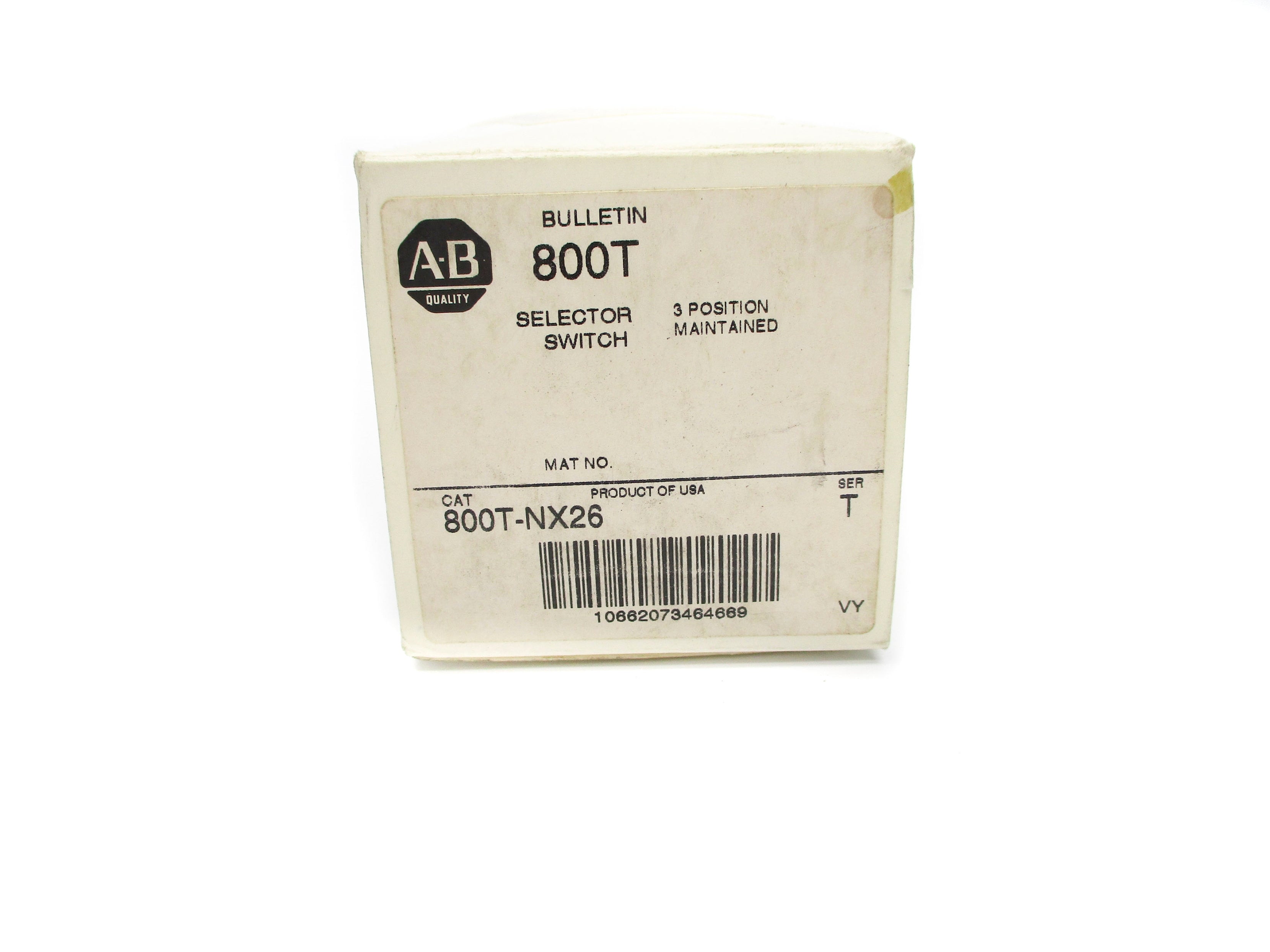 INDUSTRIAL SPARE PART 800T-NX26 SER. T (WH) NSMP