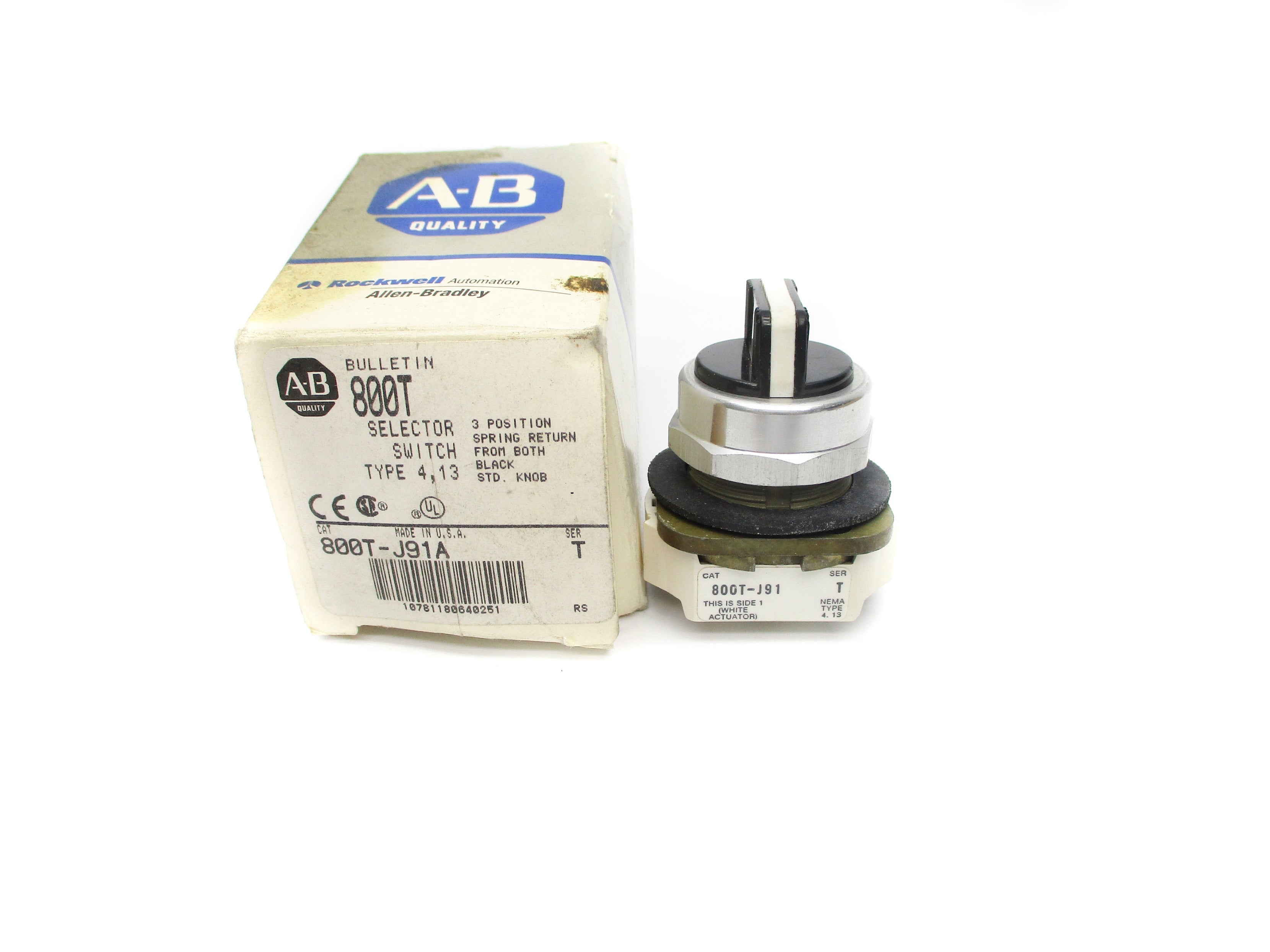 ALLEN BRADLEY 800T-J91A SER. T (AS PICTURED) (GY/BL) NSMP