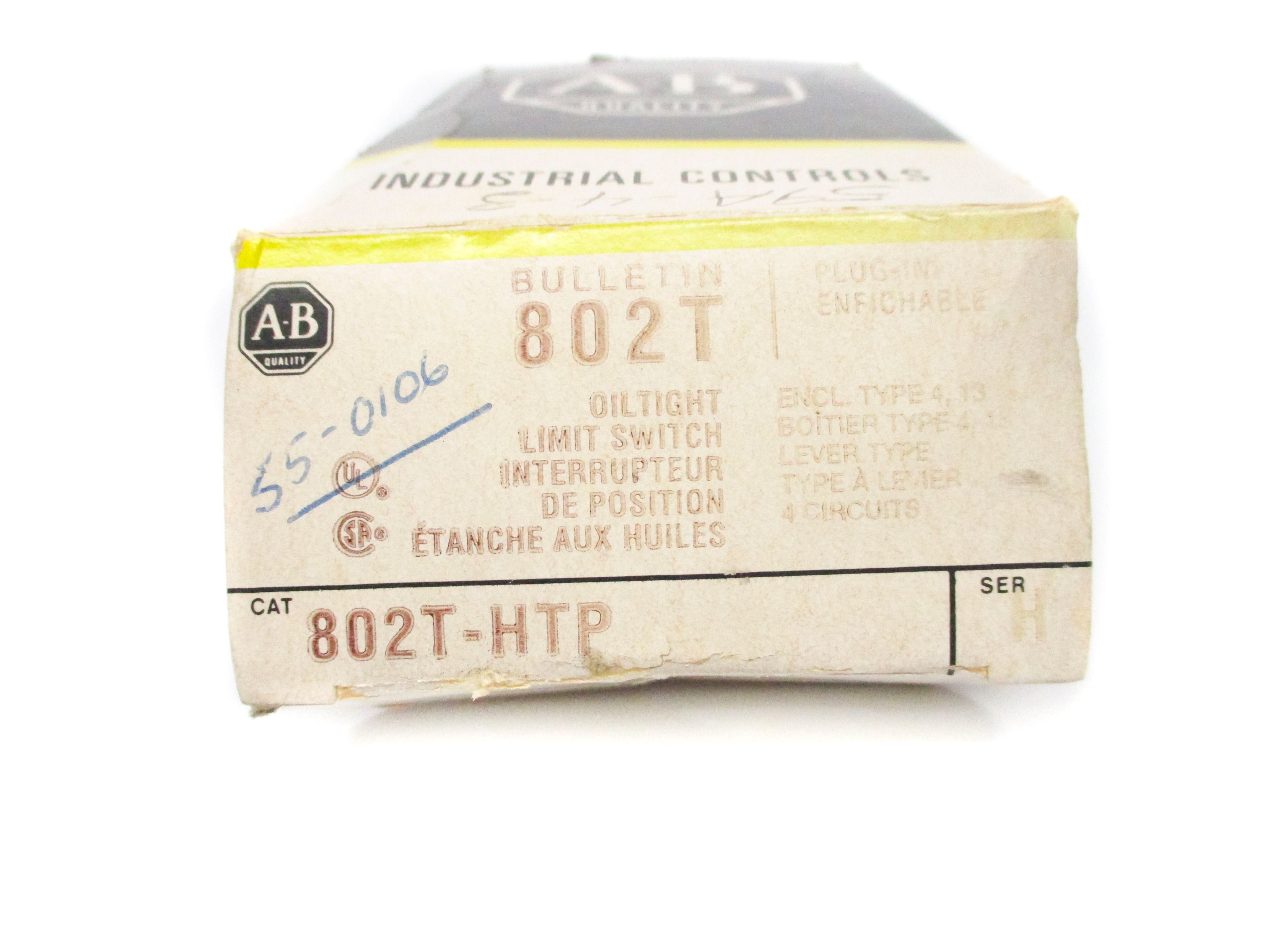 ALLEN BRADLEY 802T-HTP SER. H (BK/YL) NSMP