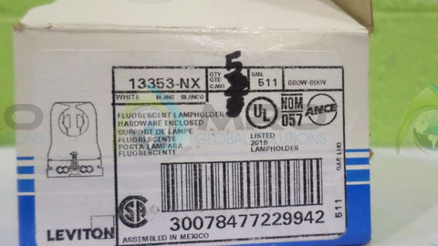 (LOT OF 5) LEVITON 13353-NX LAMPHOLDER  NSMP