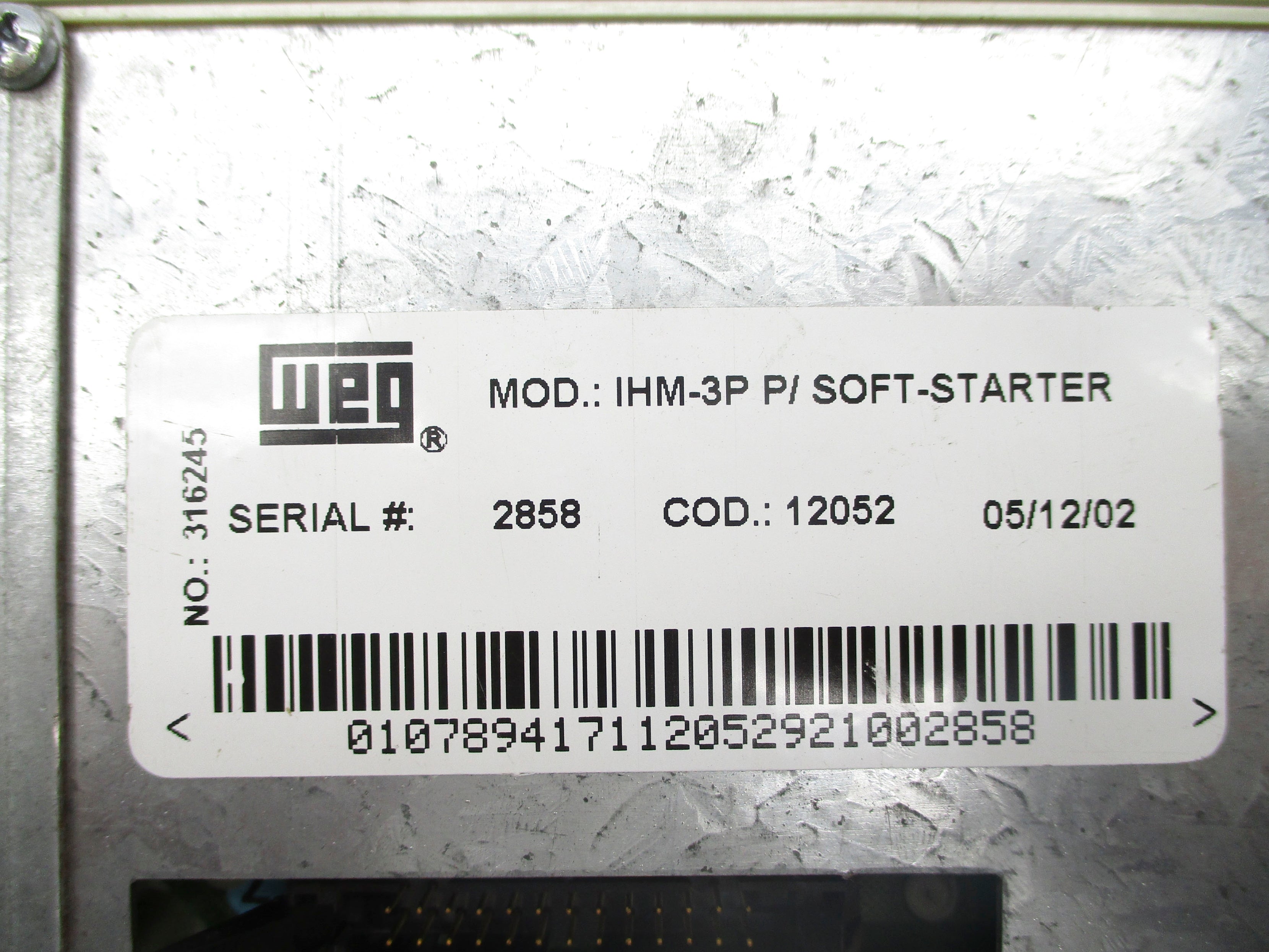 WEG IHM-3P UNMP