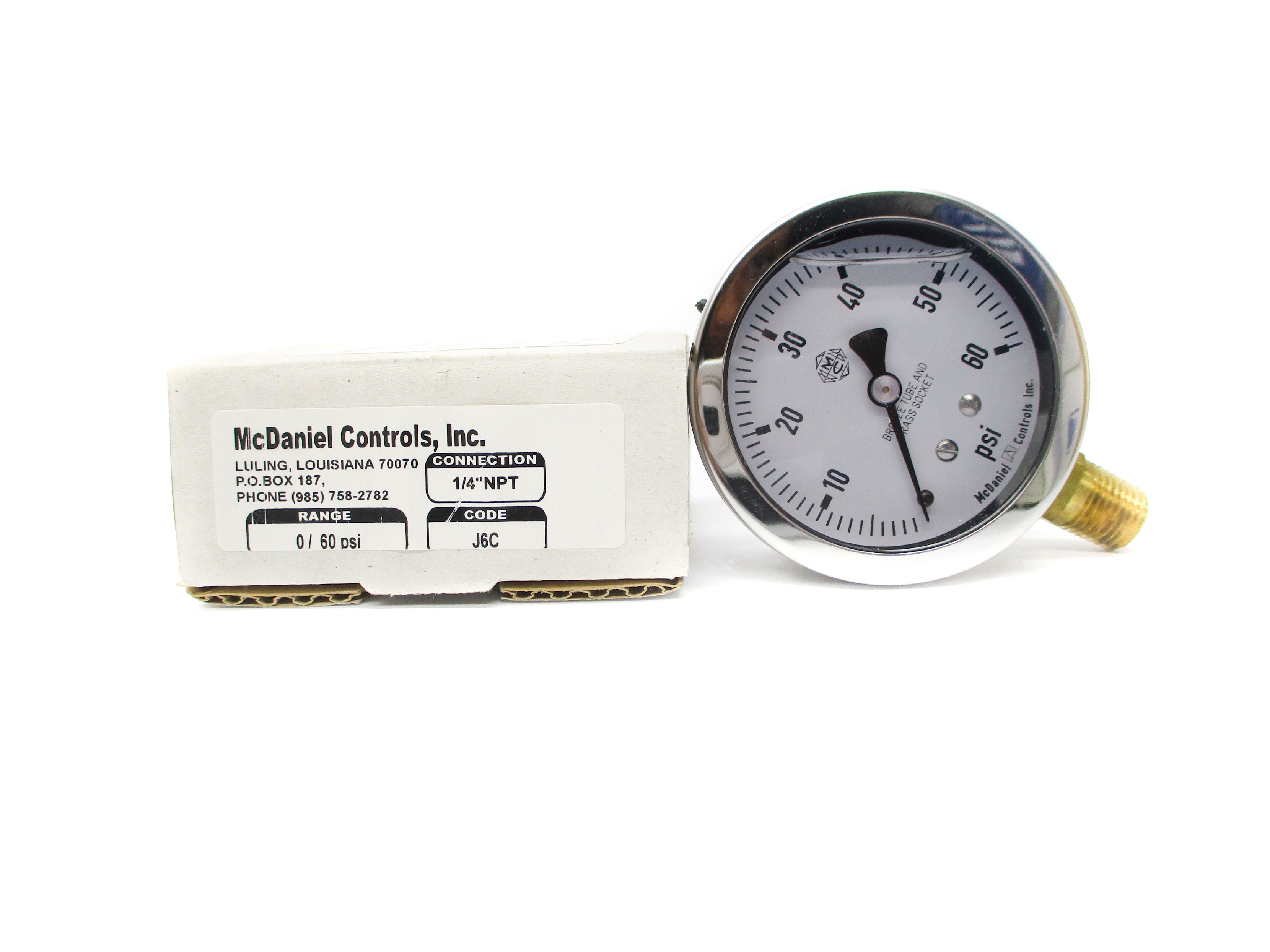 MCDANIEL CONTROLS J6C 0-60PSI NSMP