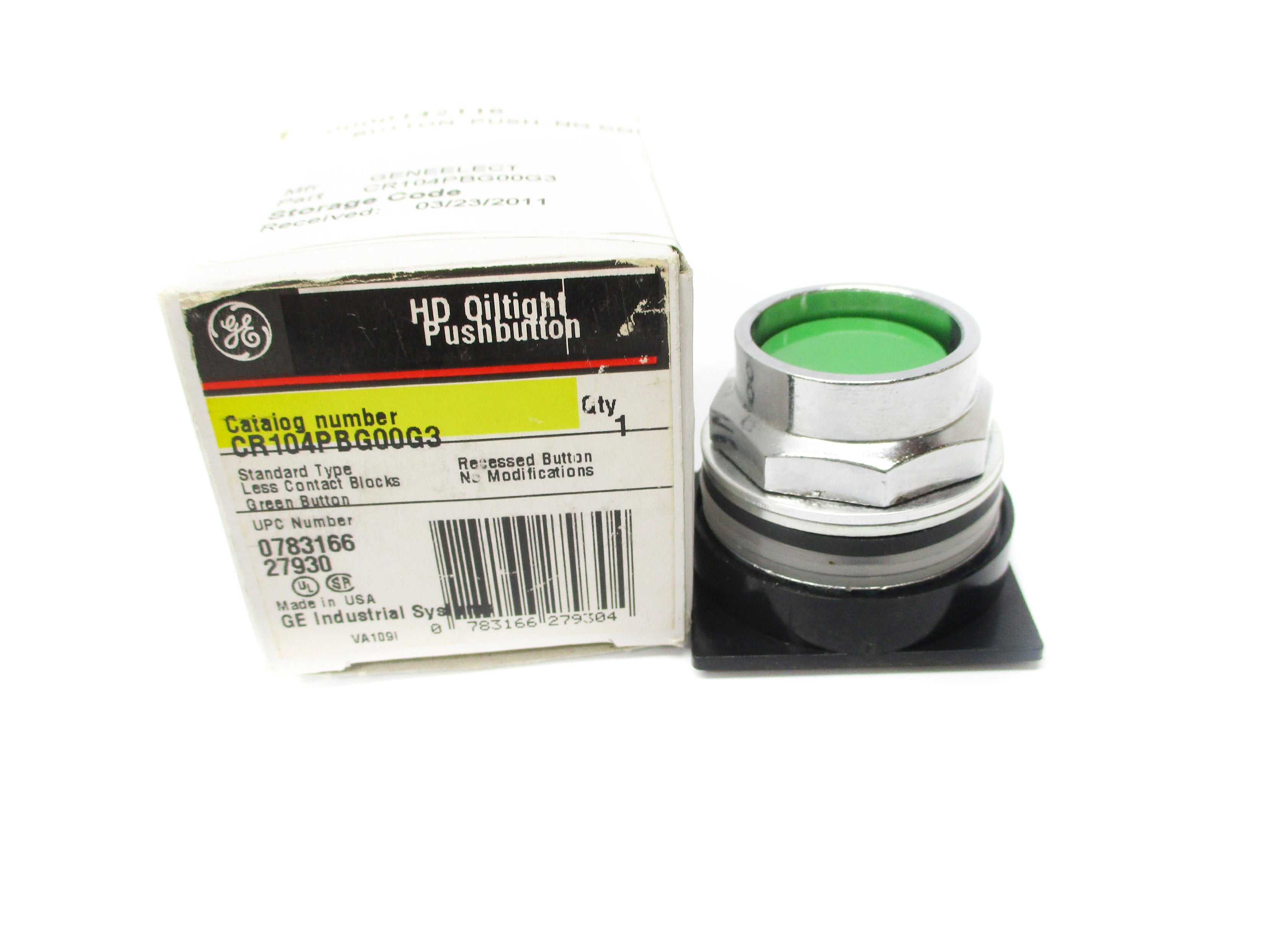 GENERAL ELECTRIC CR104PBG00G3 NSMP