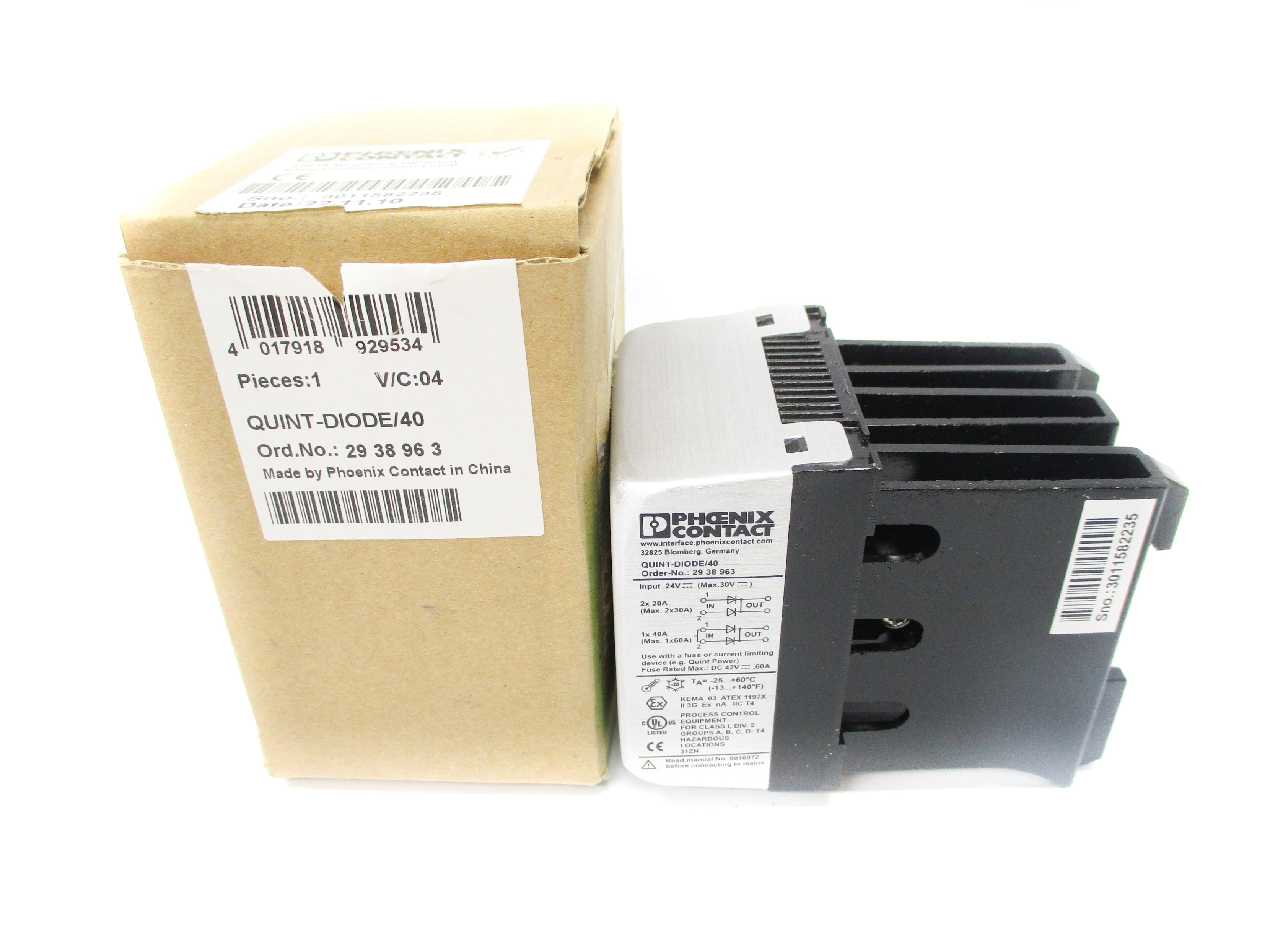 PHOENIX CONTACT QUINT-DIODE/40 NSMP