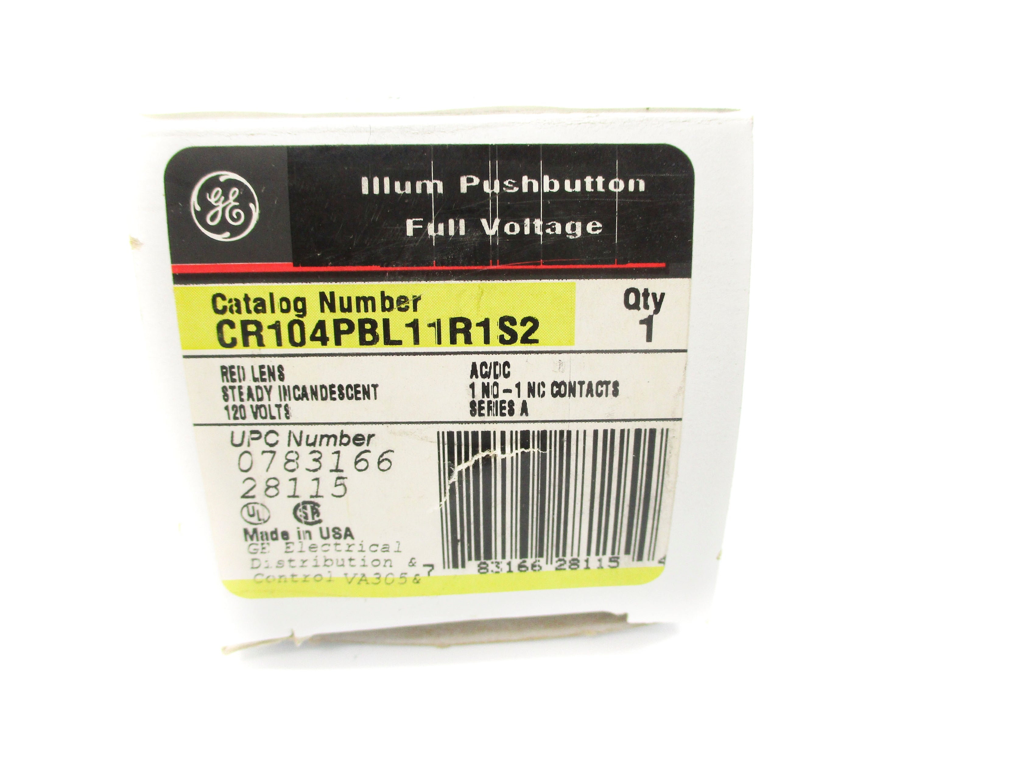 GENERAL ELECTRIC CR104PBL11R1S2 NSMP