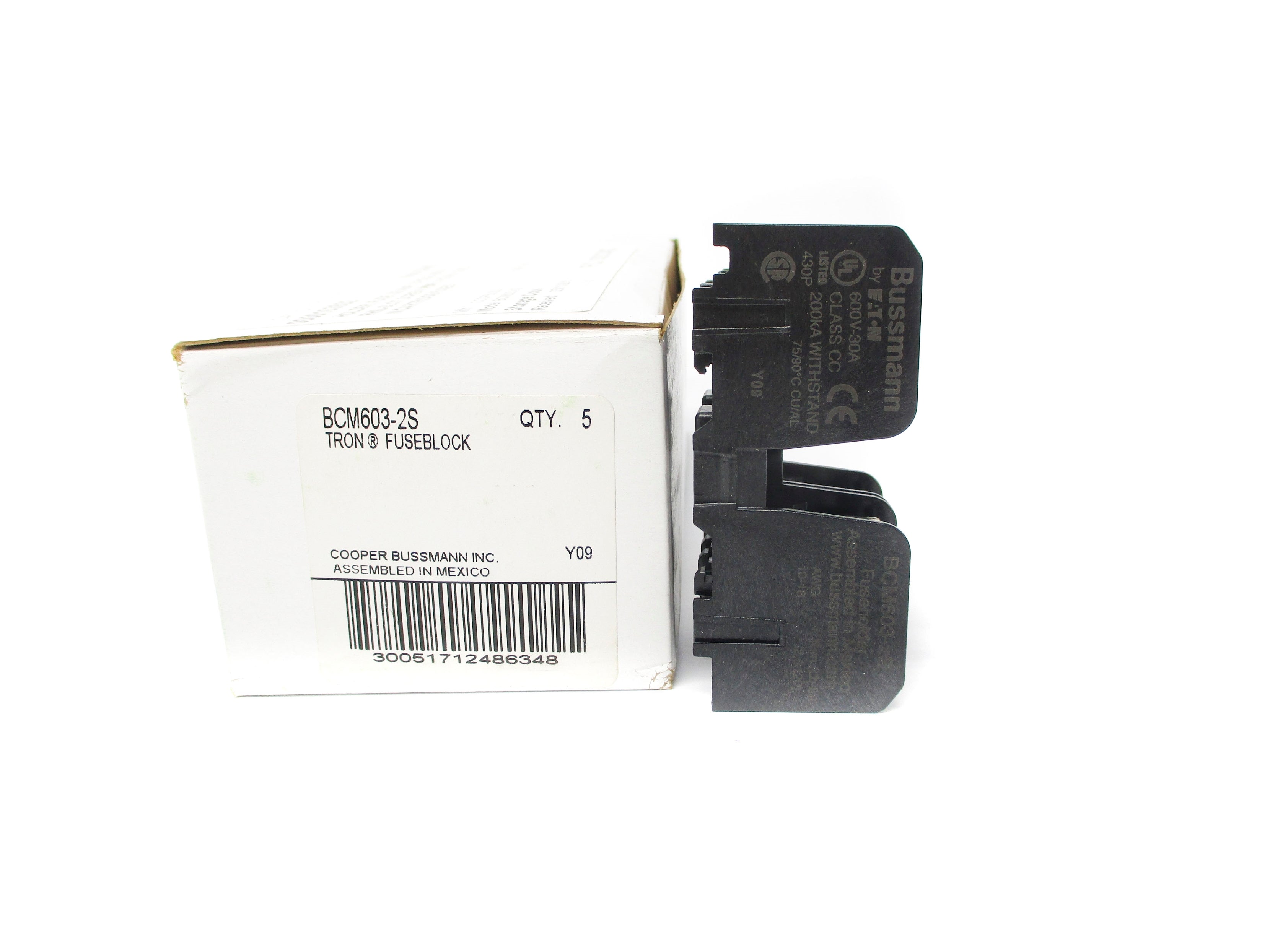 COOPER BUSSMANN BCM603-2S (QTY OF 5) NSMP