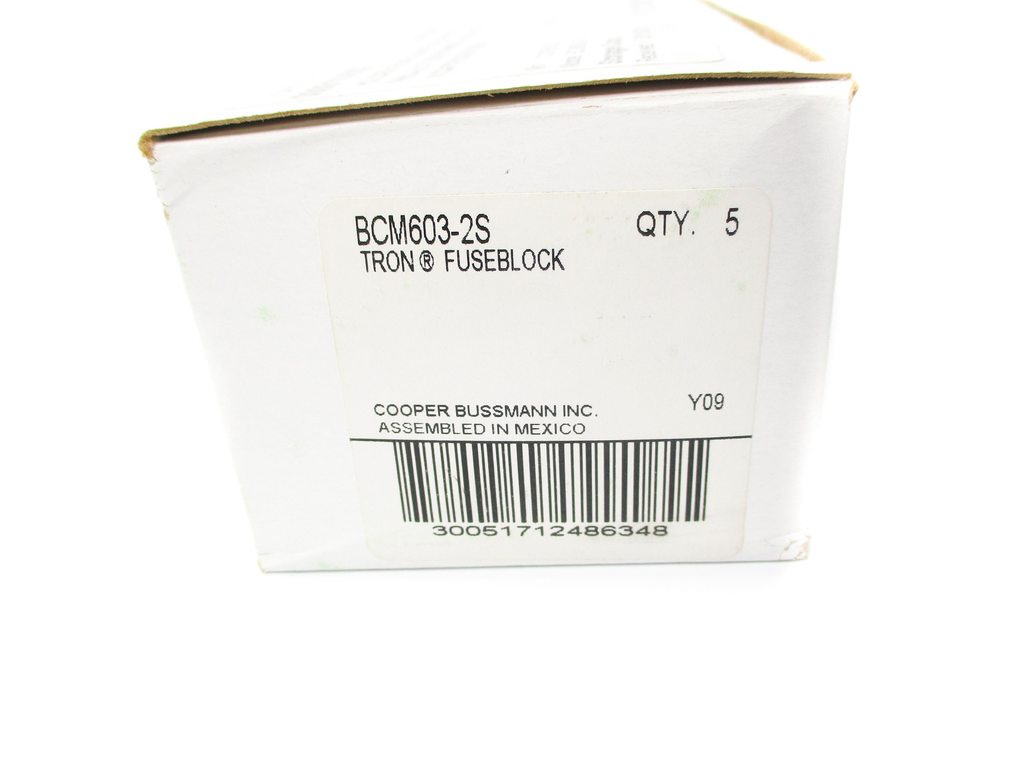 COOPER BUSSMANN BCM603-2S (QTY OF 5) NSMP