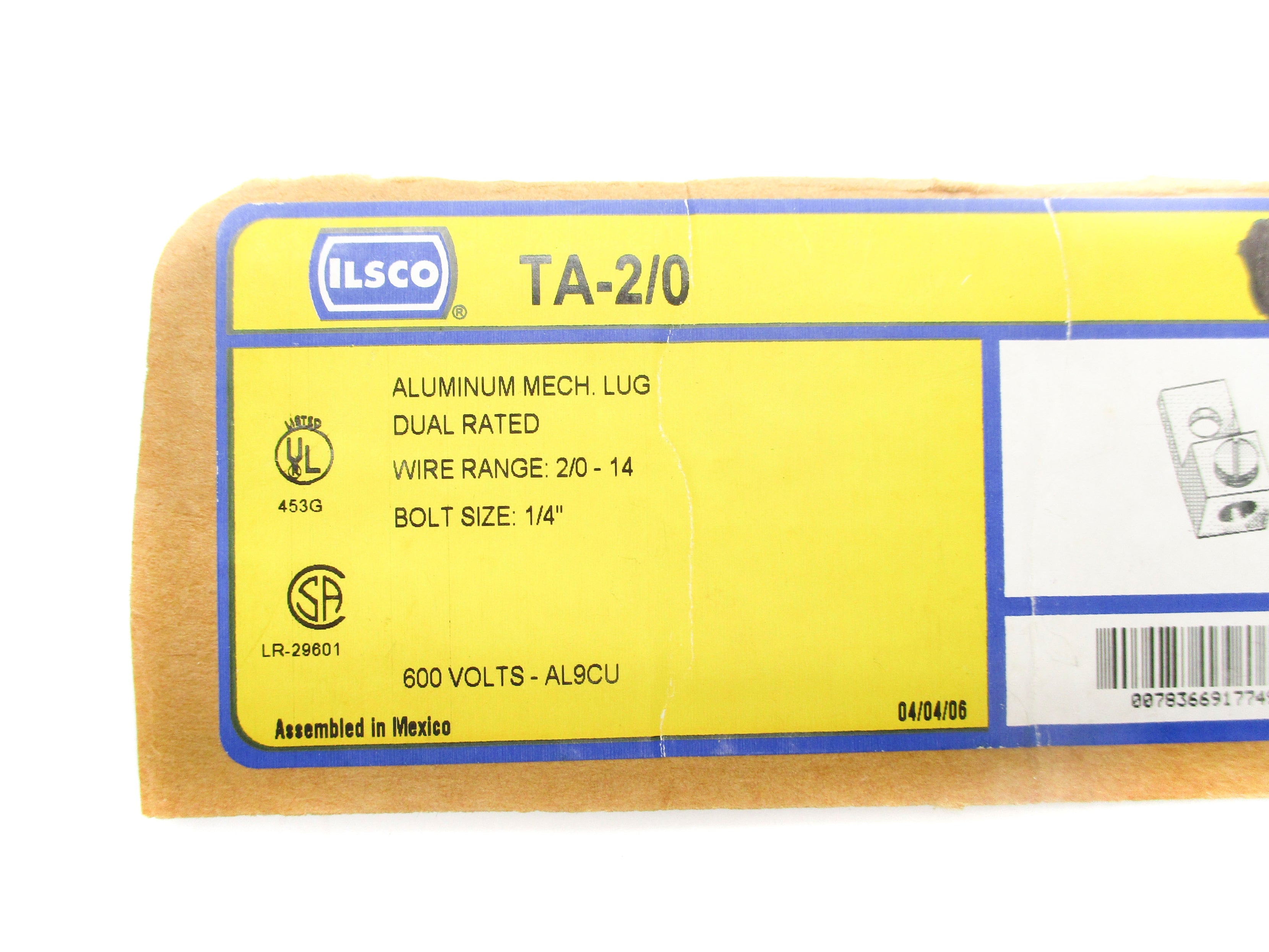ILSCO TA-2/0 NSNP