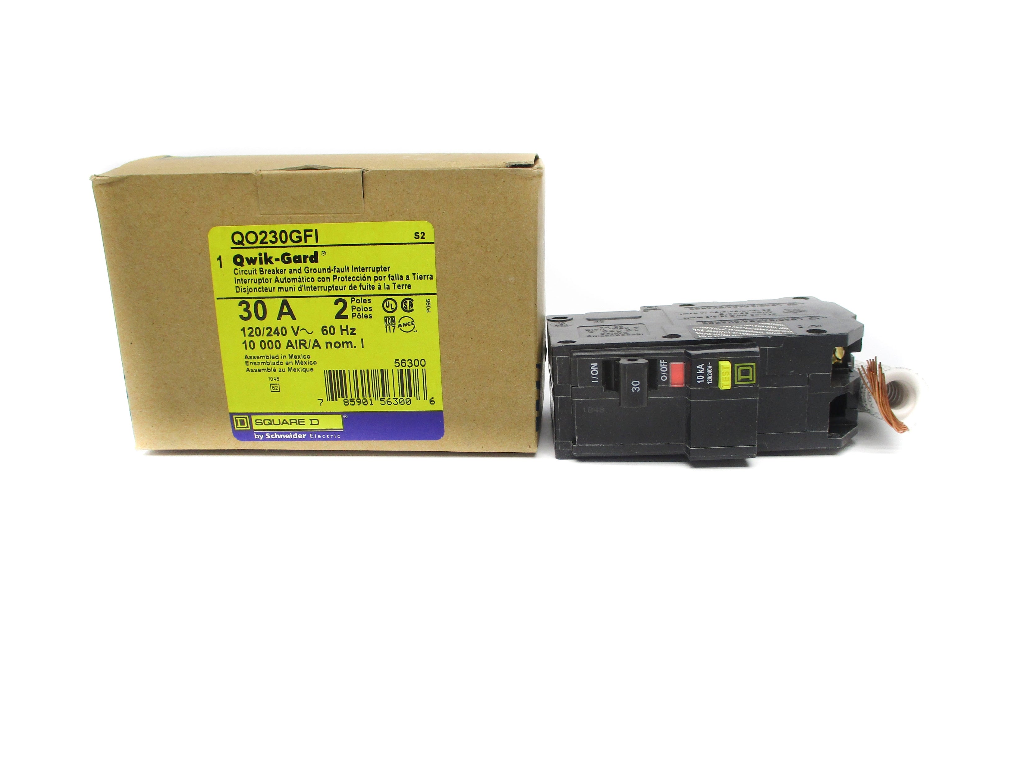 SQUARE D QO230GFI SER. S2 30A 120/240V NSMP