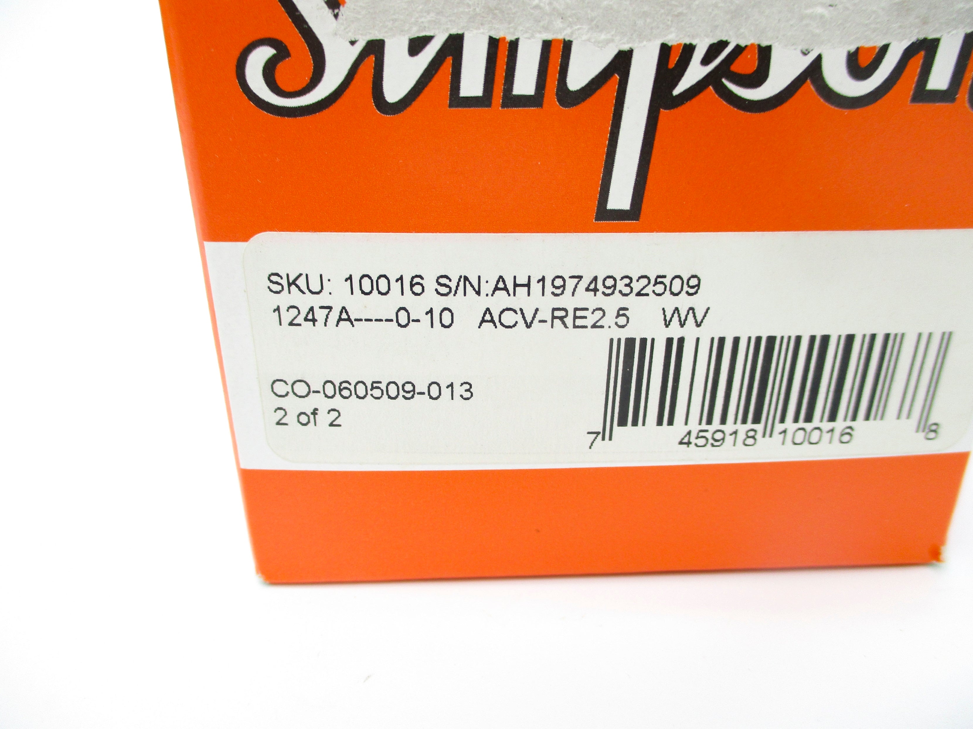 SIMPSON 10016 NSMP