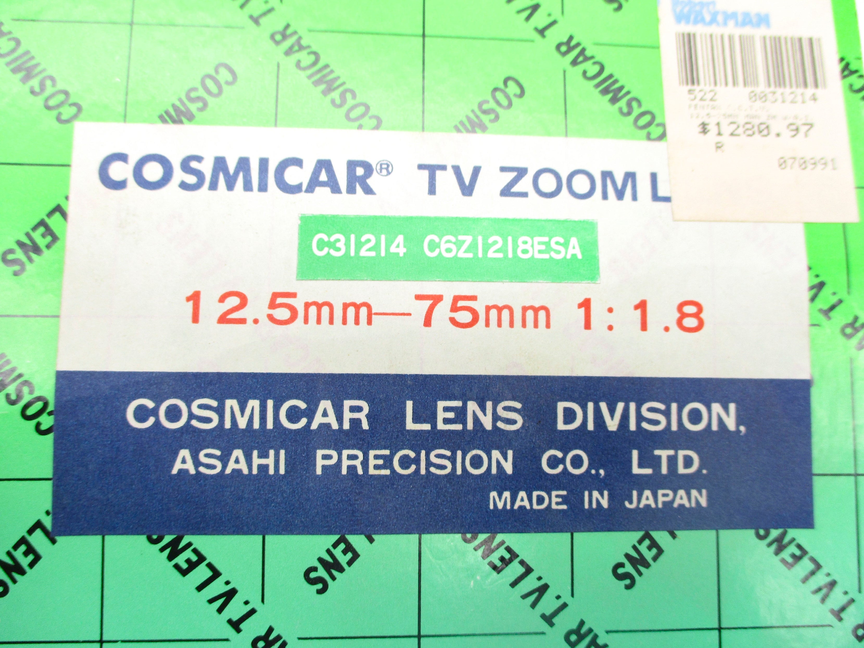 COSMICAR C31214 C6Z1218ESA NSMP